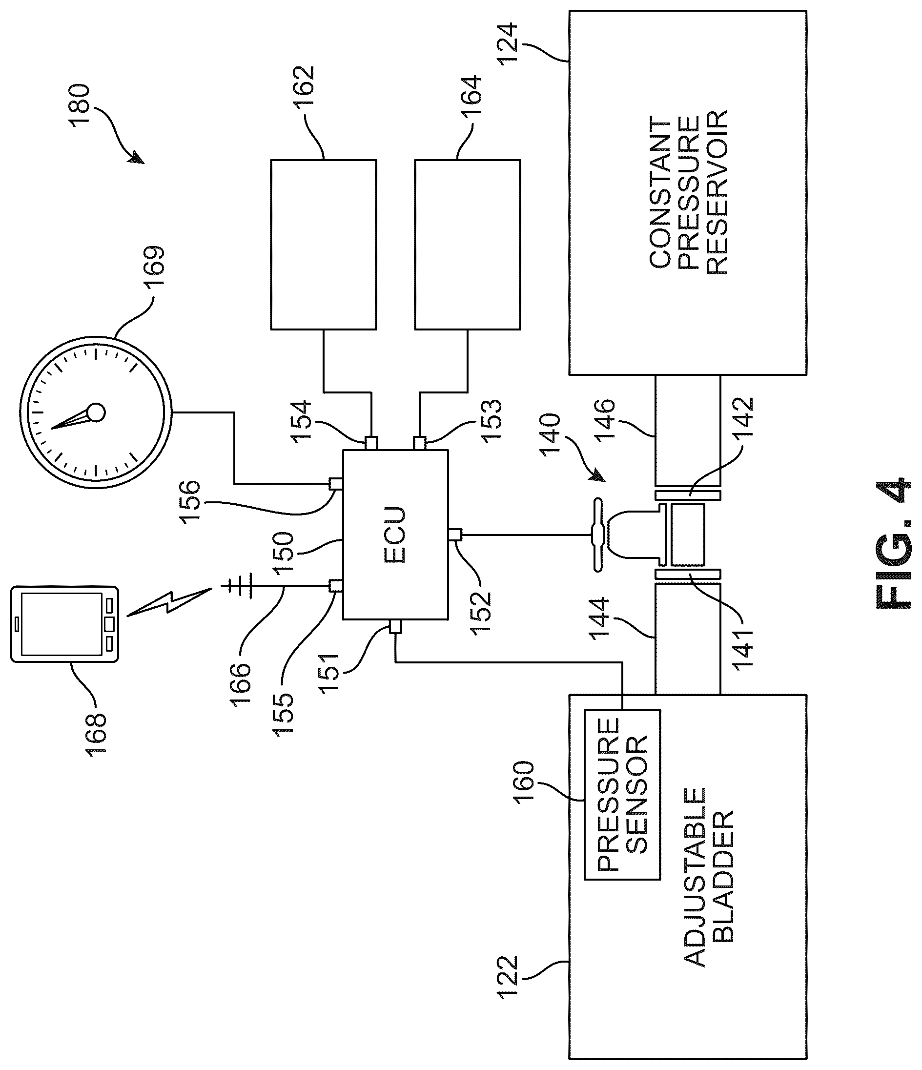 Patent US12569032 Figure 3 – Electronically controlled bladder assembly