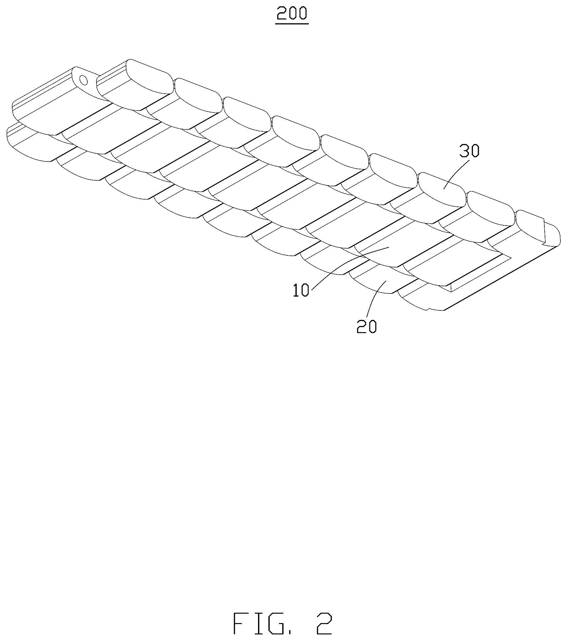 Patent US12569040 Figure 2 – Adjustable-length watch strap