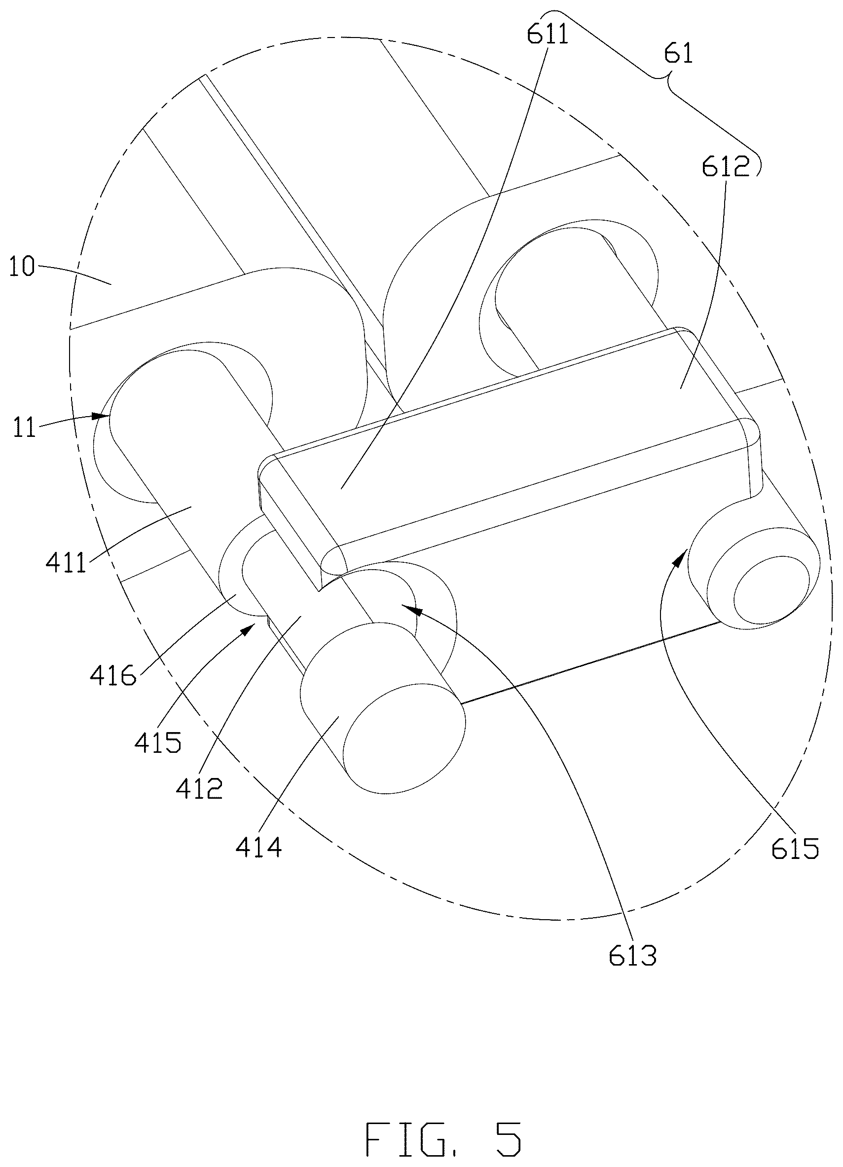 Patent US12569040 Figure 5 – Adjustable-length watch strap