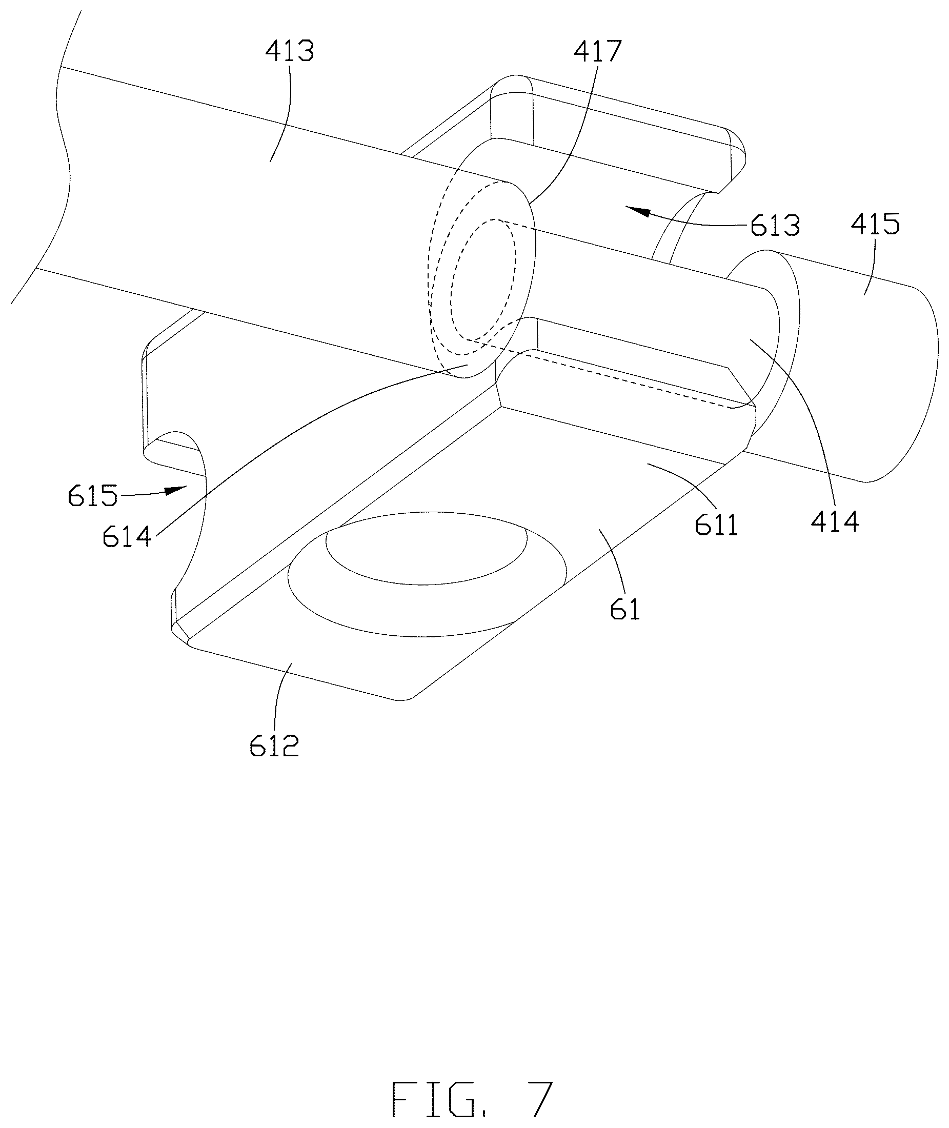 Patent US12569040 Figure 7 – Adjustable-length watch strap