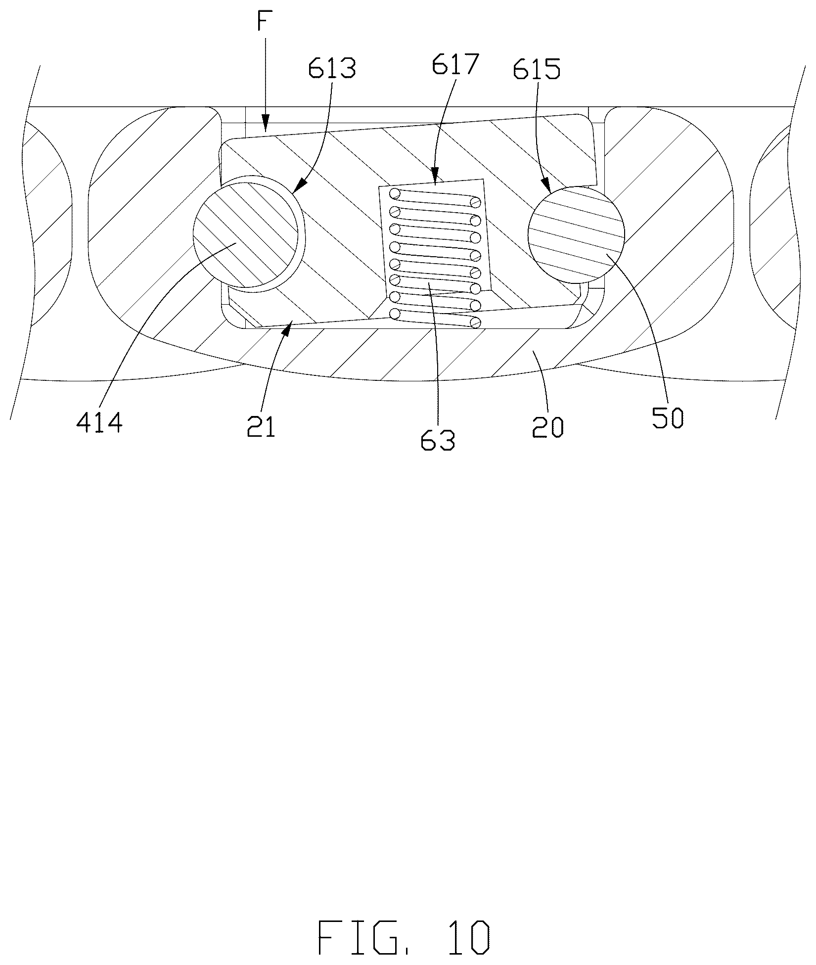 Patent US12569040 Figure 10 – Adjustable-length watch strap