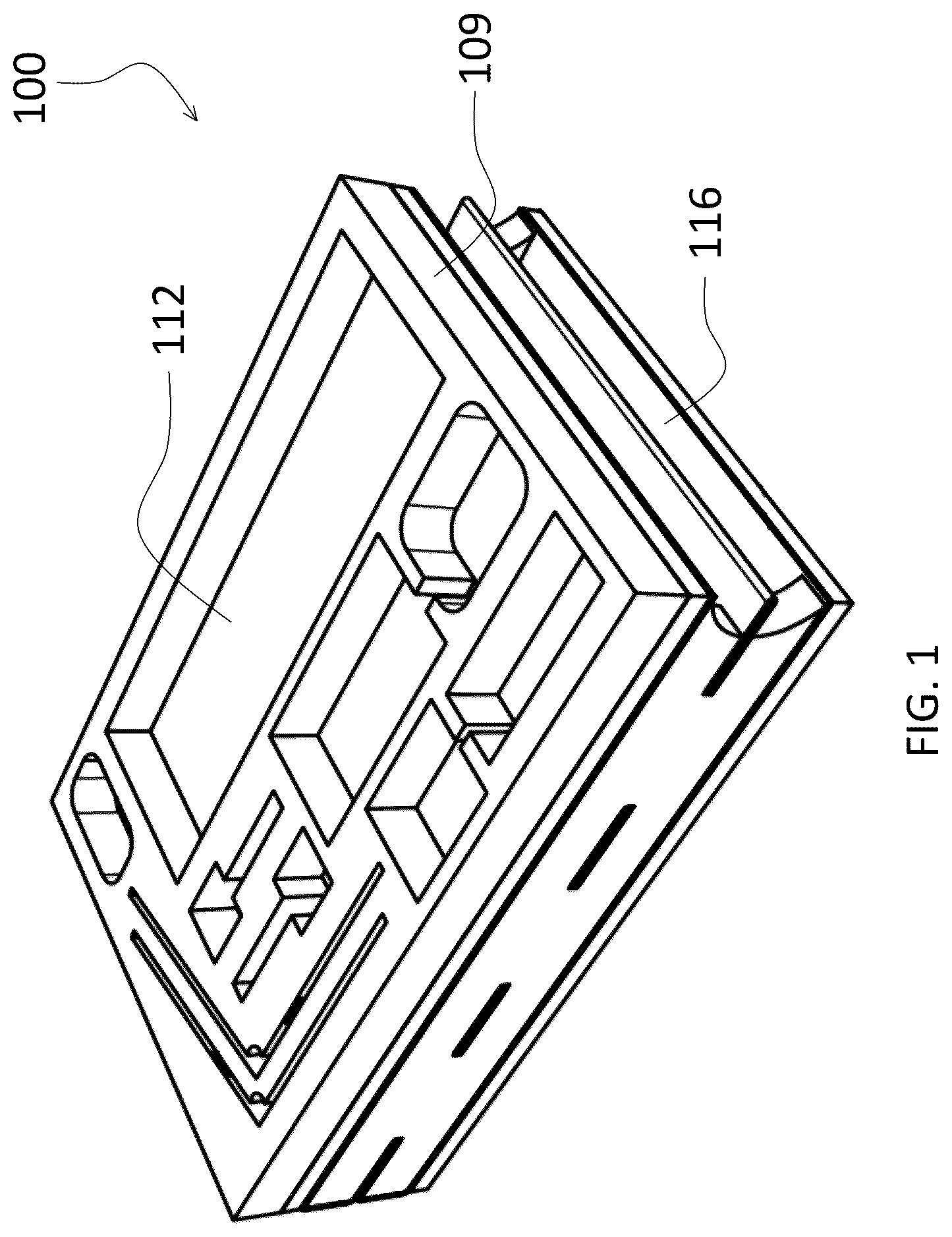 Patent US12569042 Figure 1 – Apparatus and method for mobile office