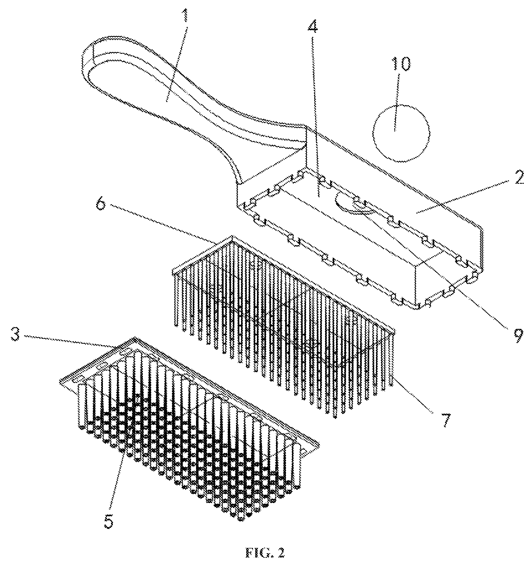 Patent US12569047 Figure 2 – Healthcare comb