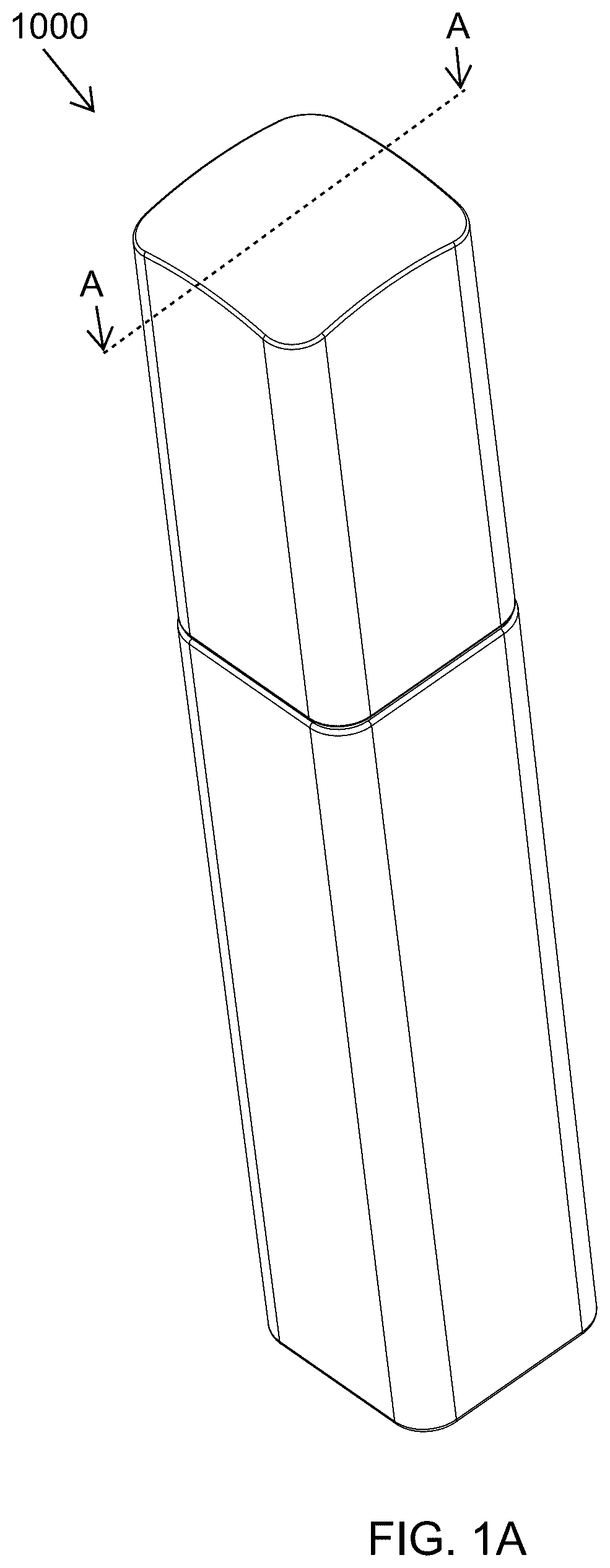 Patent US12569050 Figure 1 – Applicator head for applying a cosmetic product