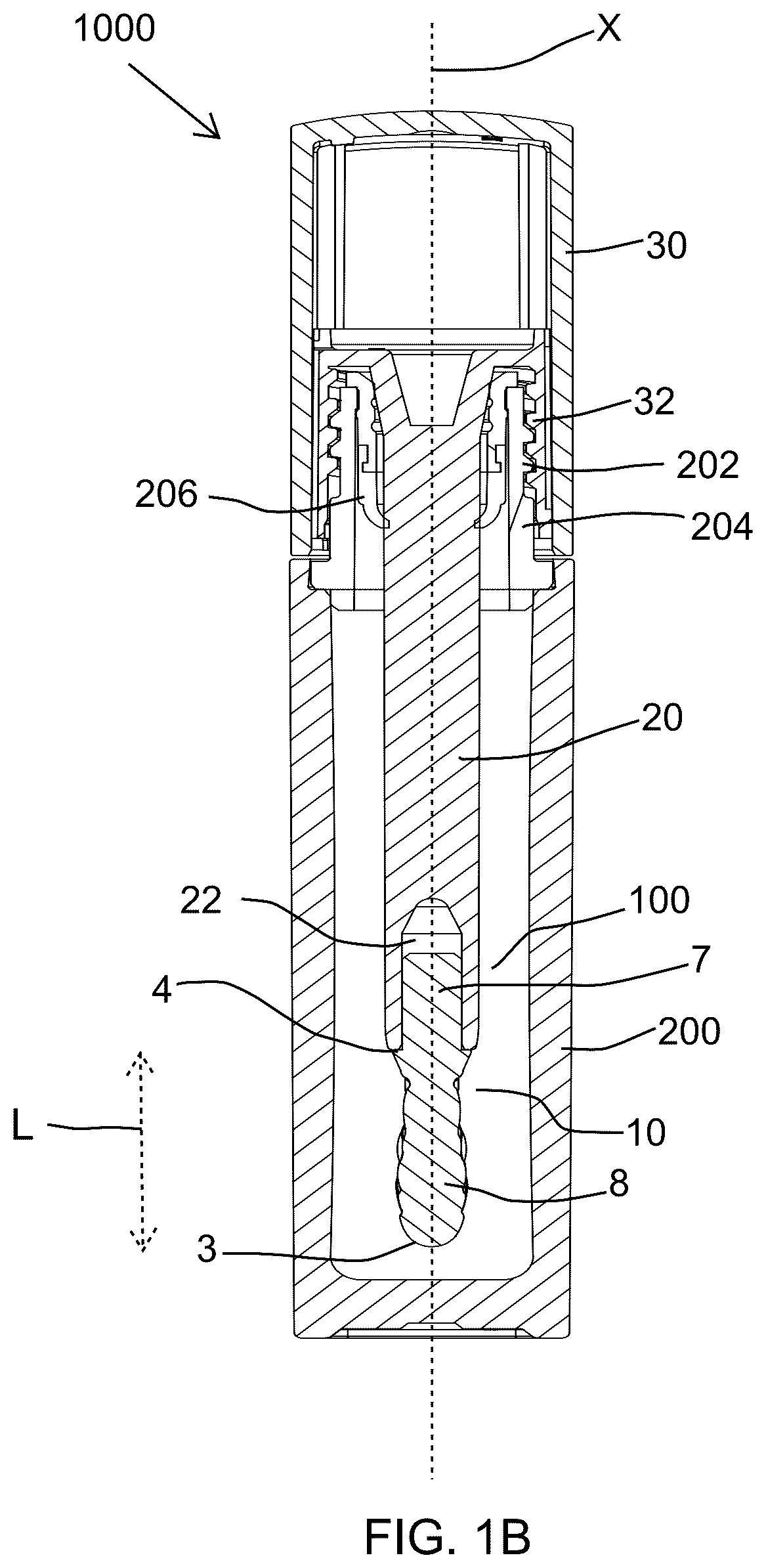 Patent US12569050 Figure 2 – Applicator head for applying a cosmetic product