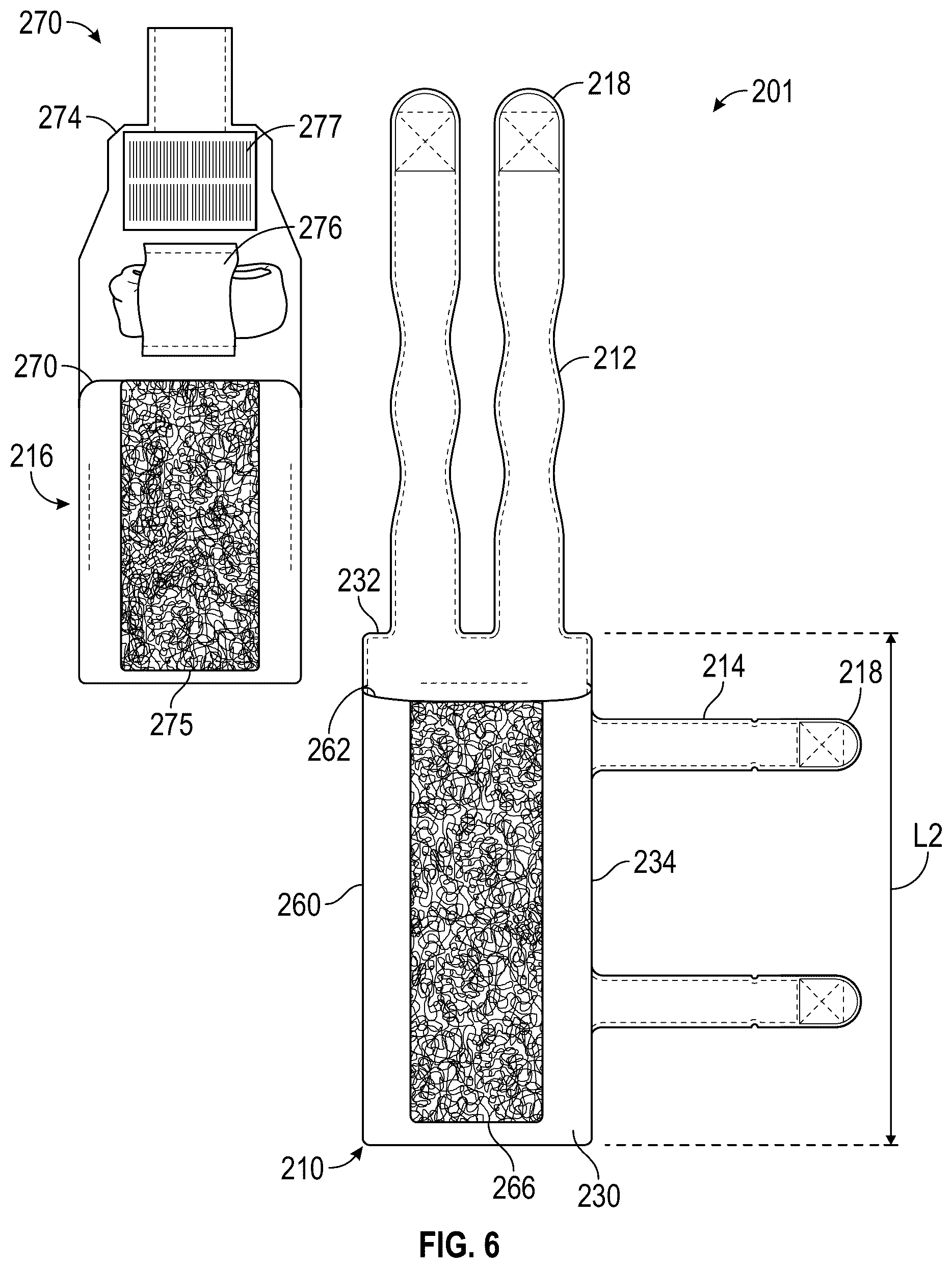 Patent US12569053 Figure 6 – Attachment panel for a modular attachment grid