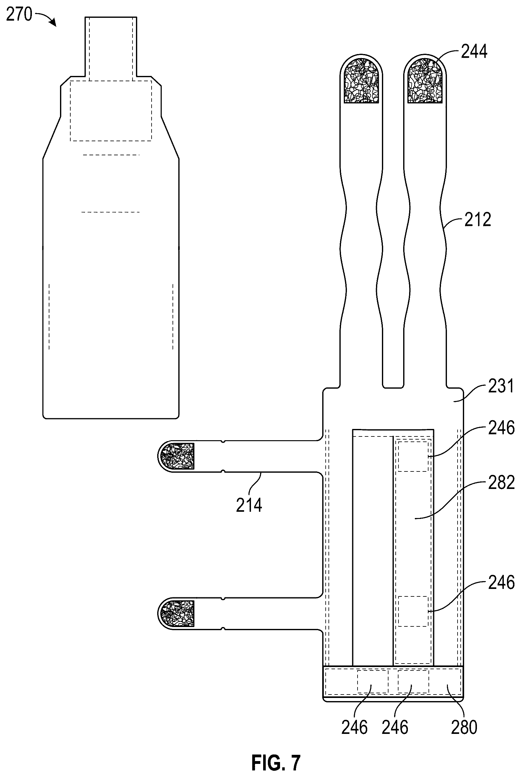 Patent US12569053 Figure 7 – Attachment panel for a modular attachment grid