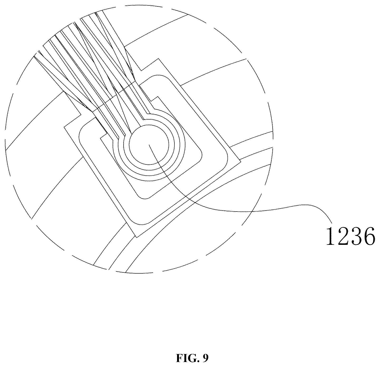 Patent US12569054 Figure 9 – Electric cleaning brush using bristle brush for cleaning