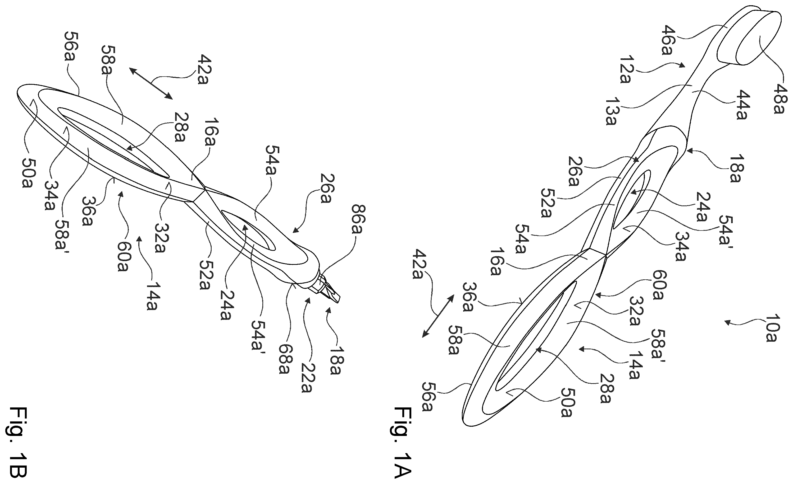 Patent US12569055 Figure 1 – Oral hygiene device