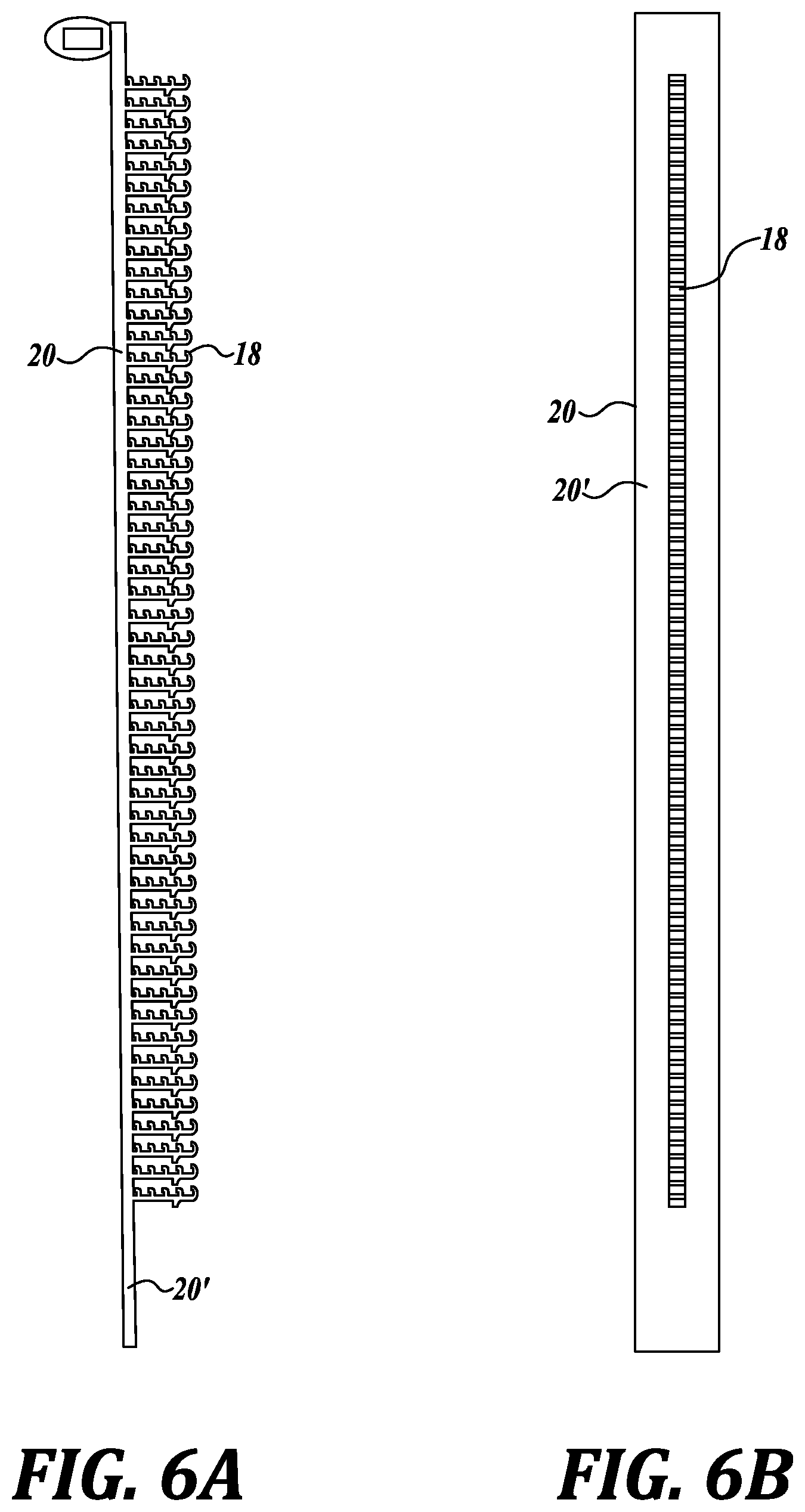 Patent US12569056 Figure 5 – Spiral cosmetic applicator with downward facing microcombs