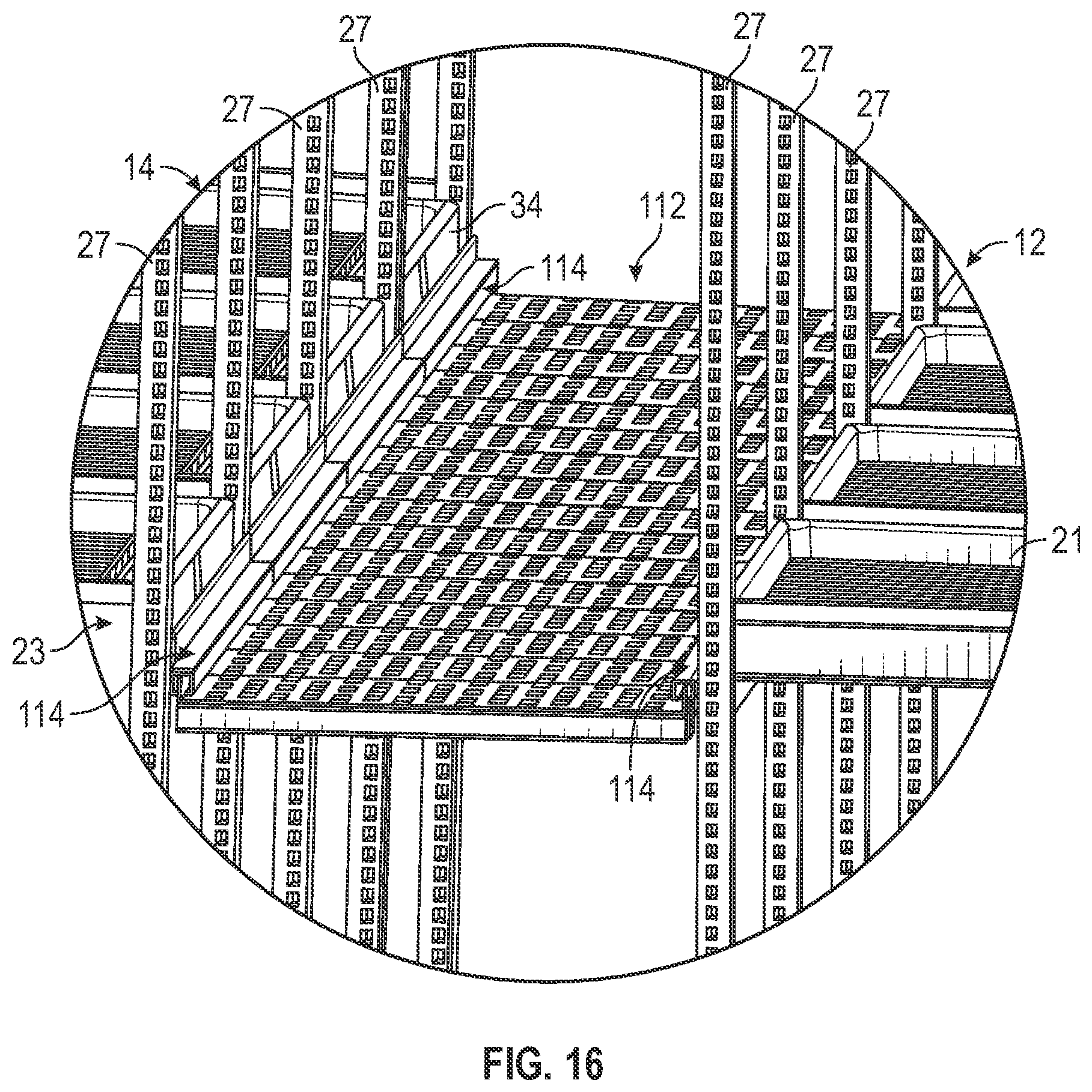 Patent US12569060 Figure 17 – Mobile storage system with elevated platform
