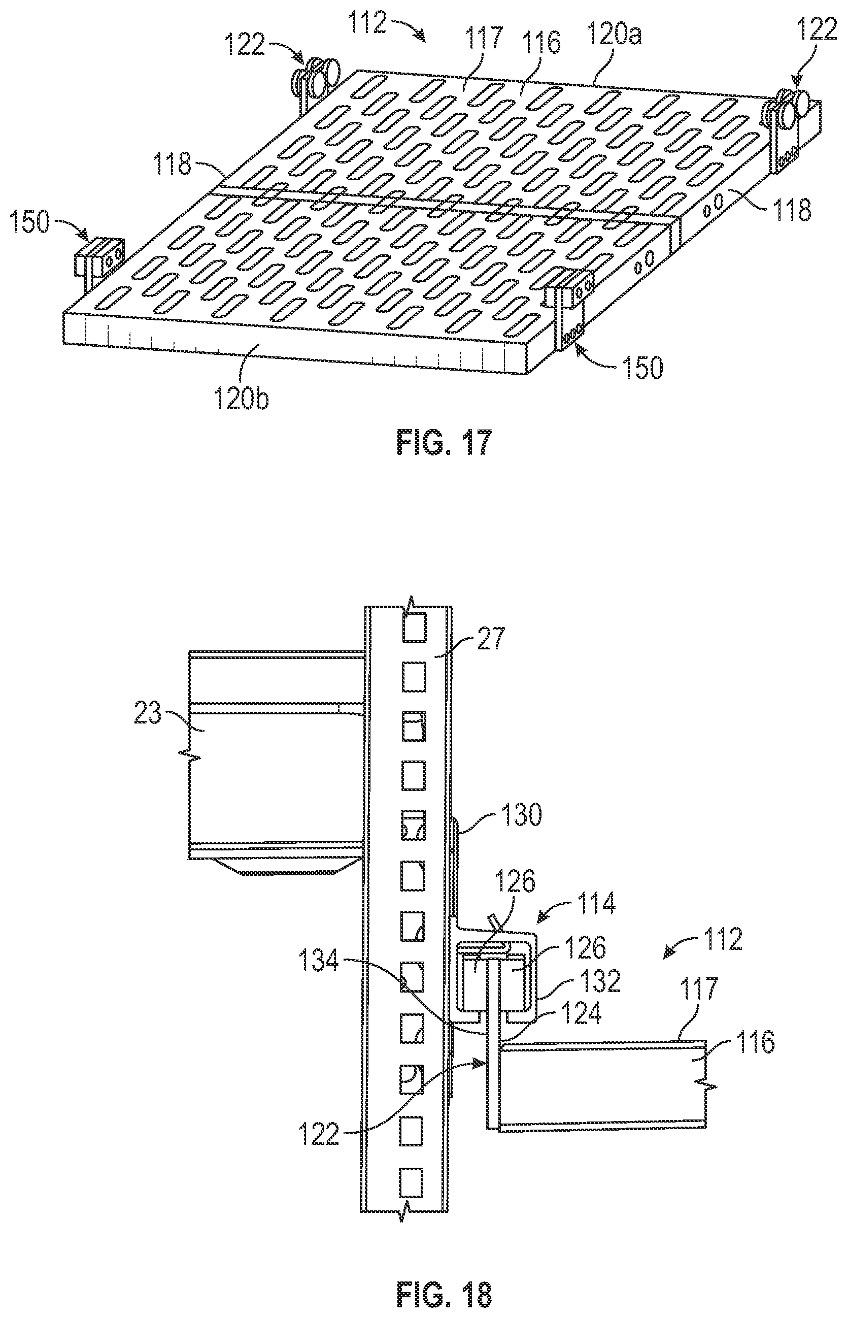 Patent US12569060 Figure 18 – Mobile storage system with elevated platform