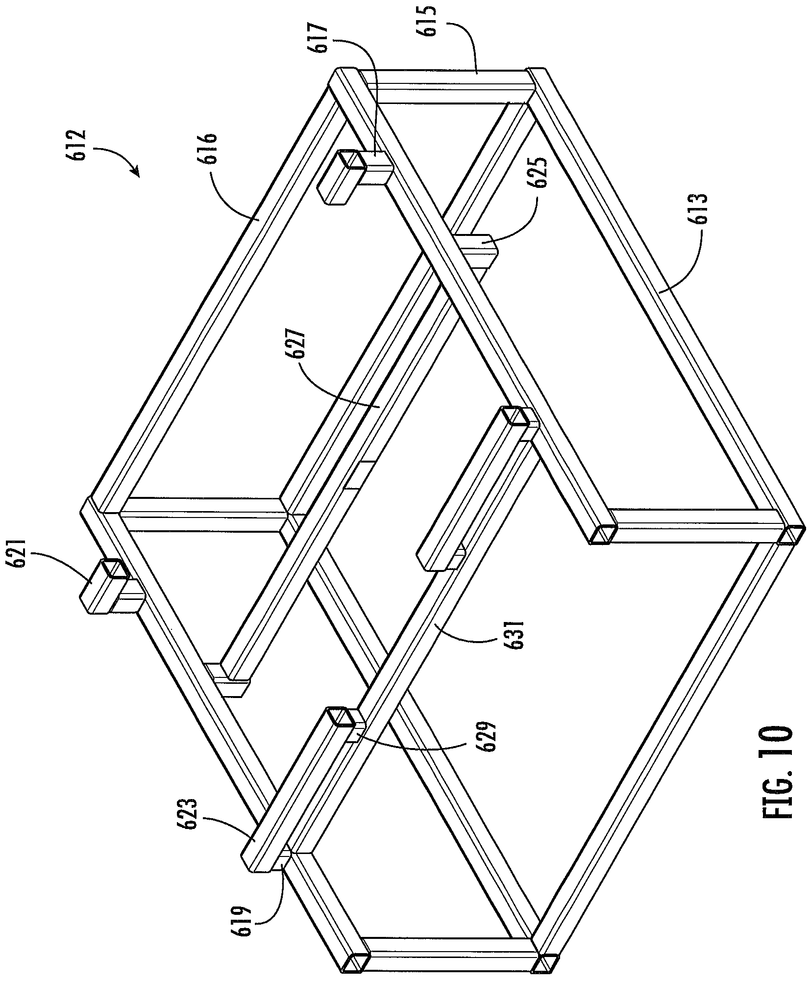 Patent US12569062 Figure 14 – Locker with reclining seat and roll-up door