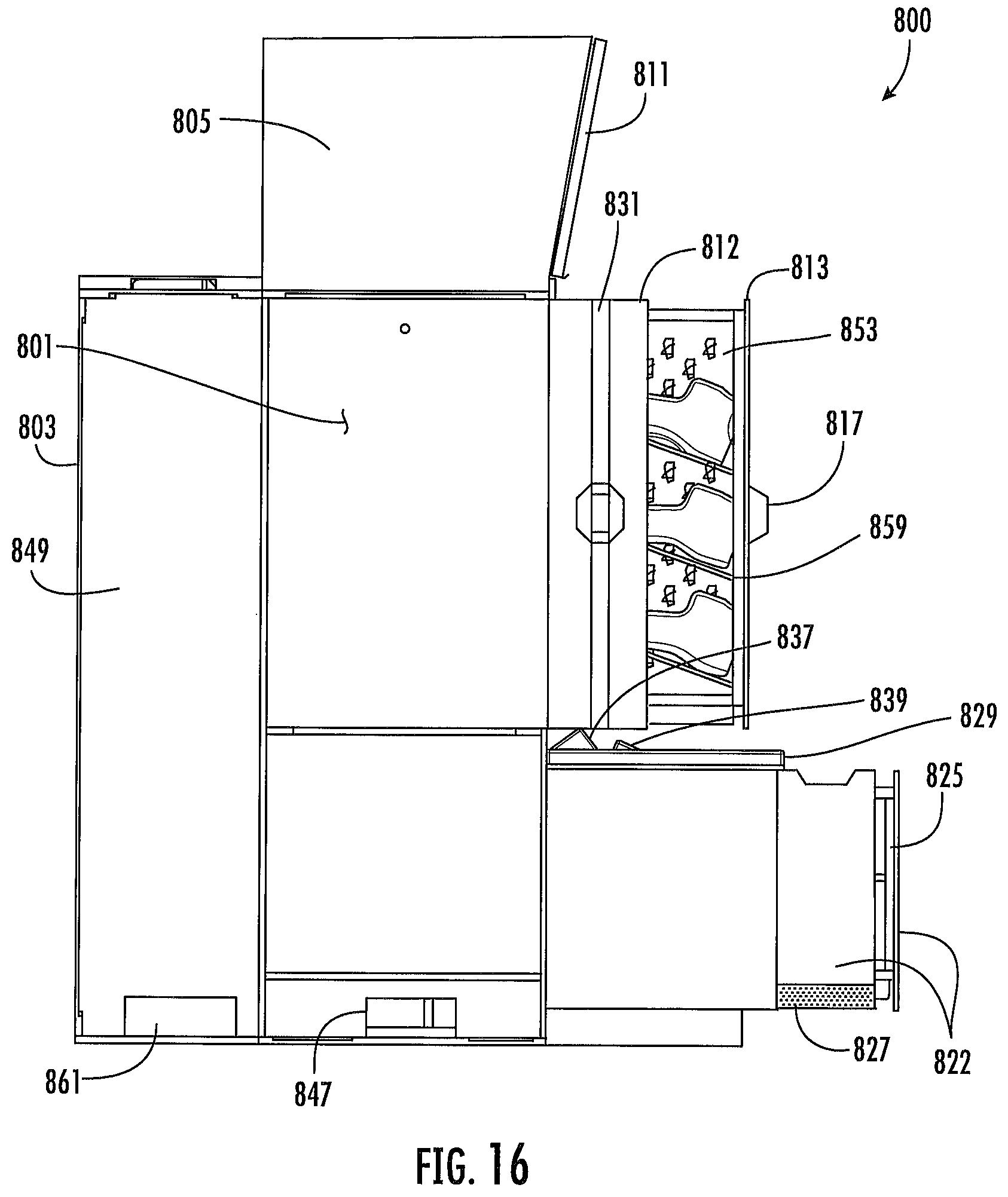 Patent US12569062 Figure 20 – Locker with reclining seat and roll-up door