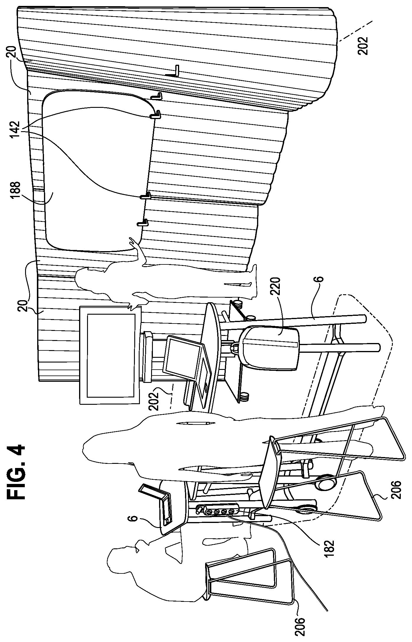 Patent US12569063 Figure 4 – Workspace system and components and method for the use thereof