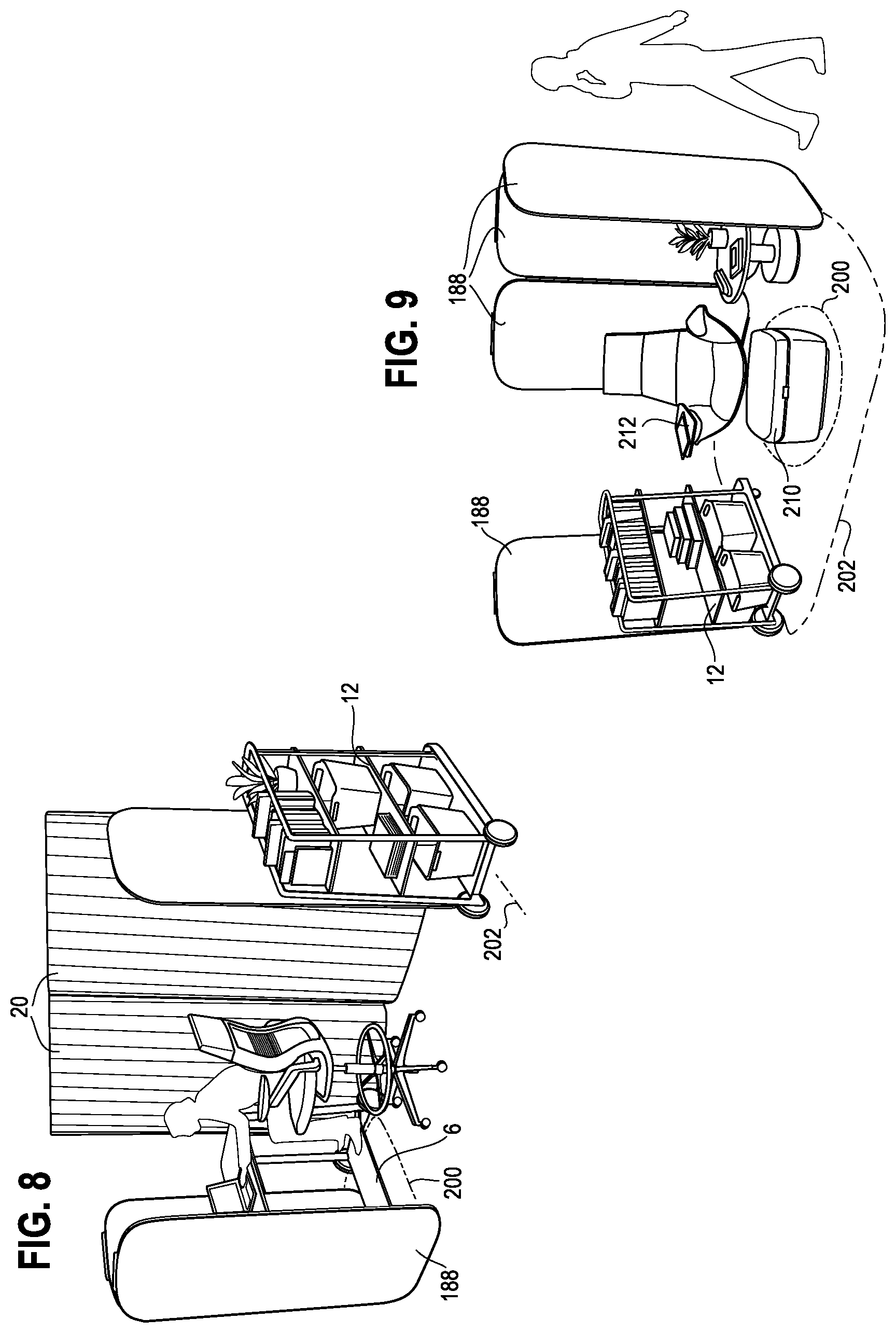 Patent US12569063 Figure 8 – Workspace system and components and method for the use thereof