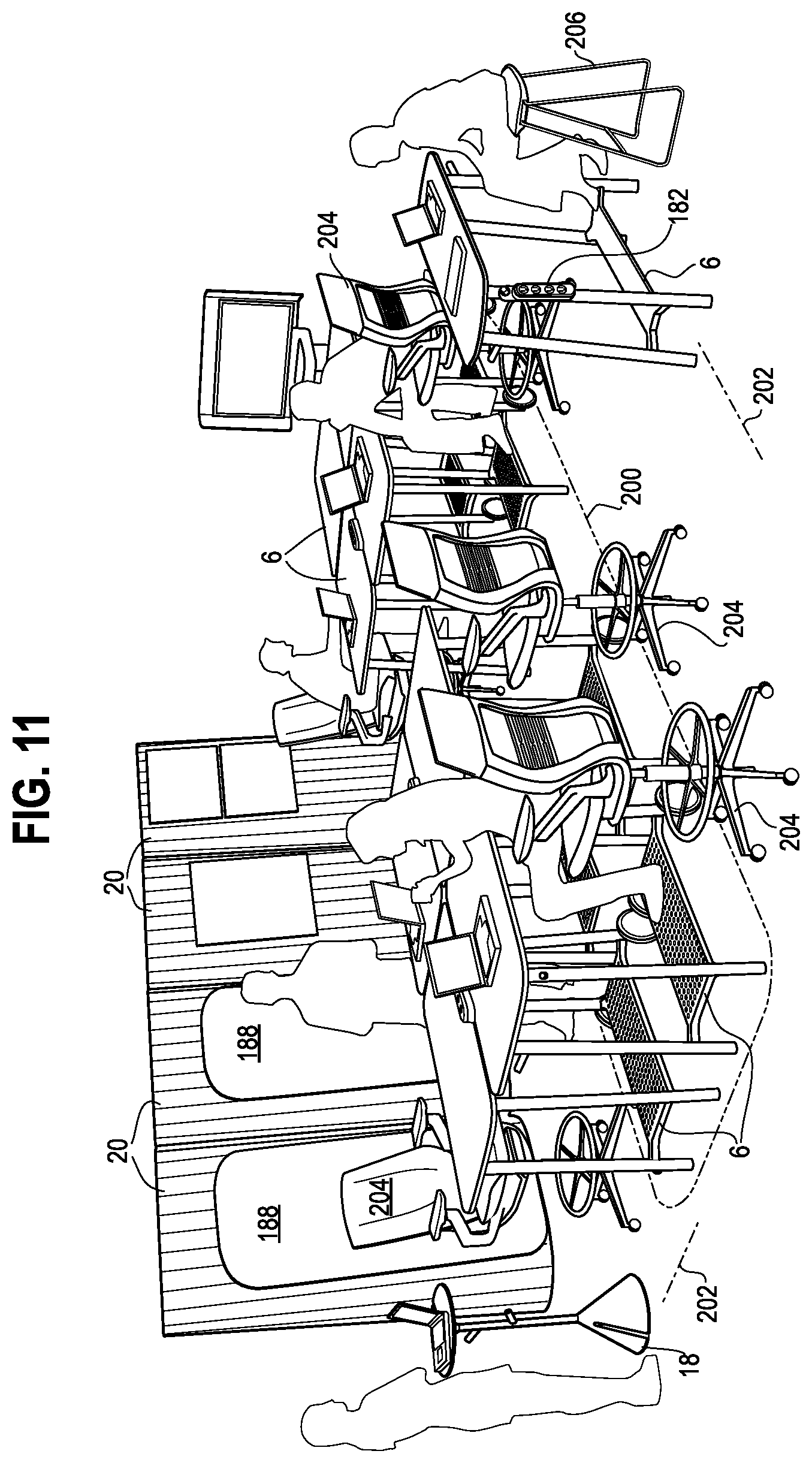 Patent US12569063 Figure 10 – Workspace system and components and method for the use thereof