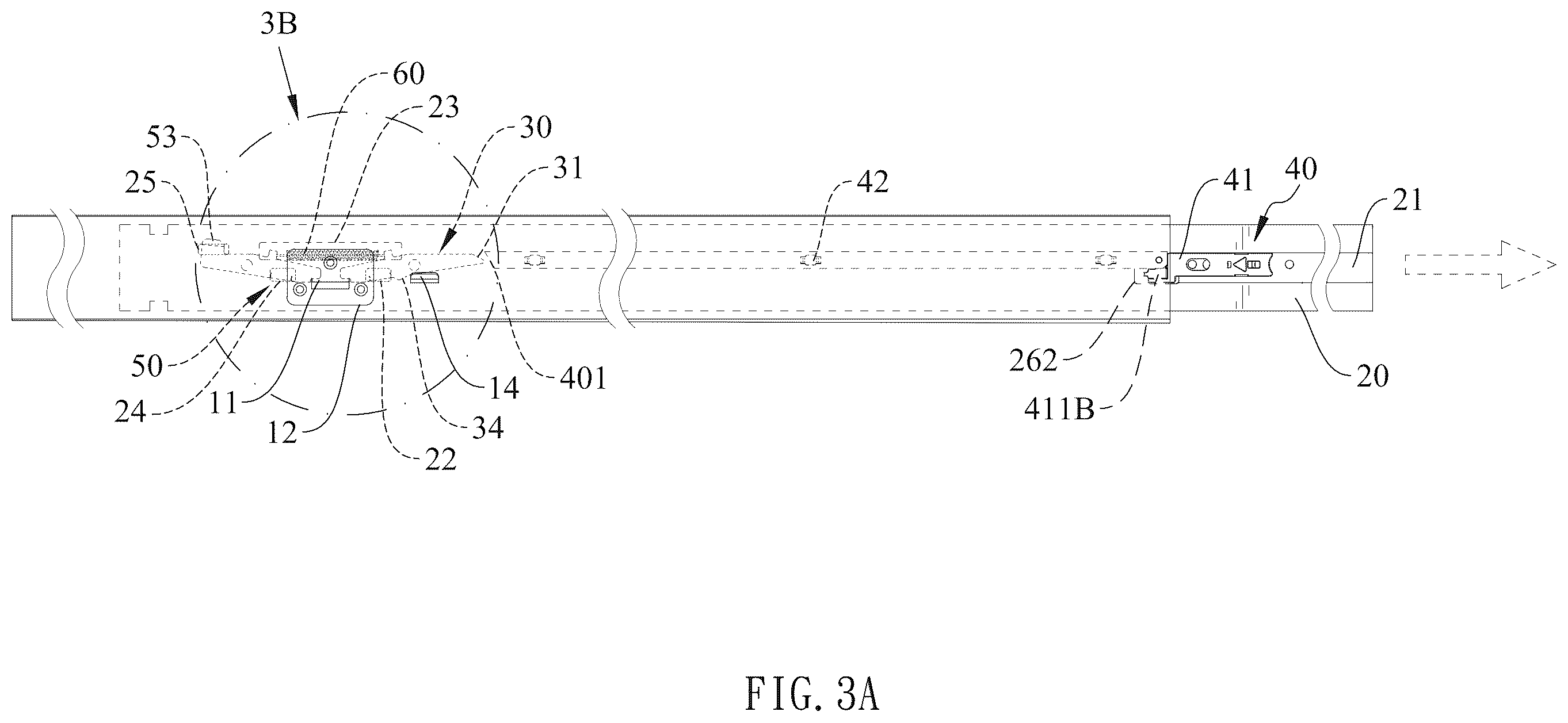 Patent US12569064 Figure 3 – Slide rail assembly