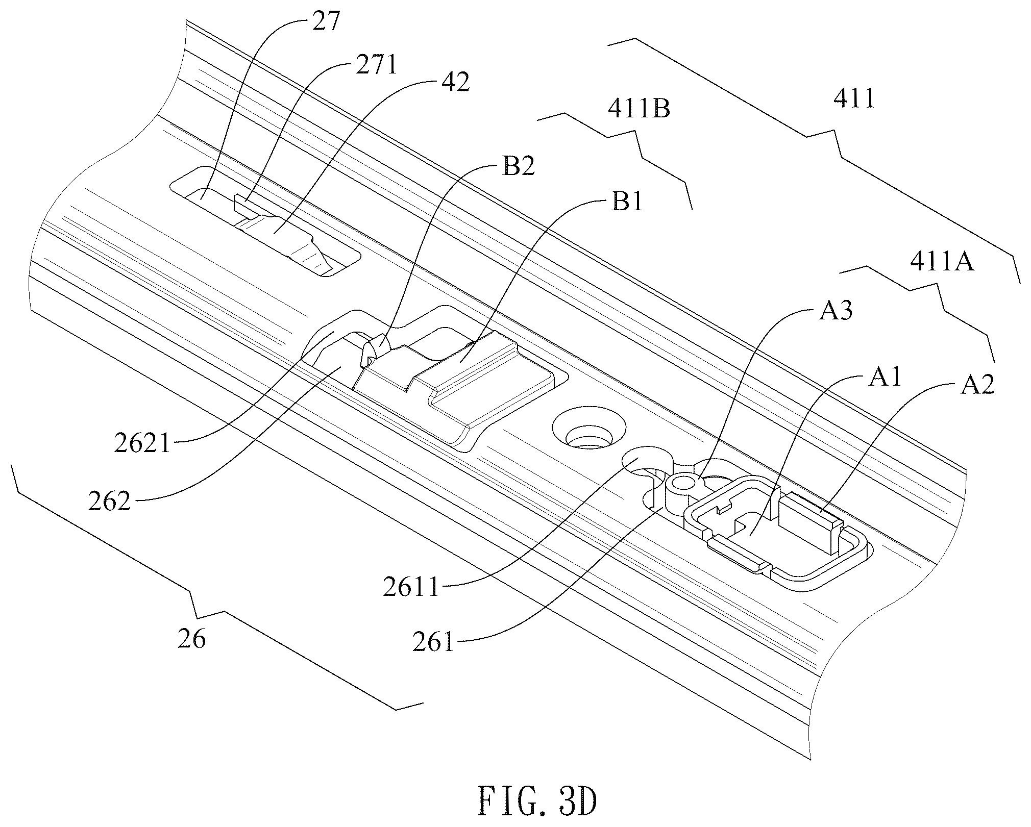 Patent US12569064 Figure 6 – Slide rail assembly