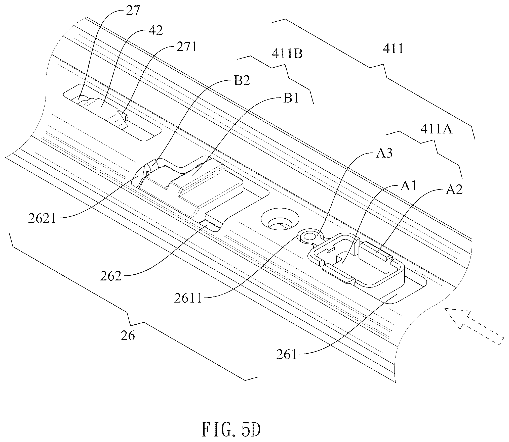 Patent US12569064 Figure 12 – Slide rail assembly