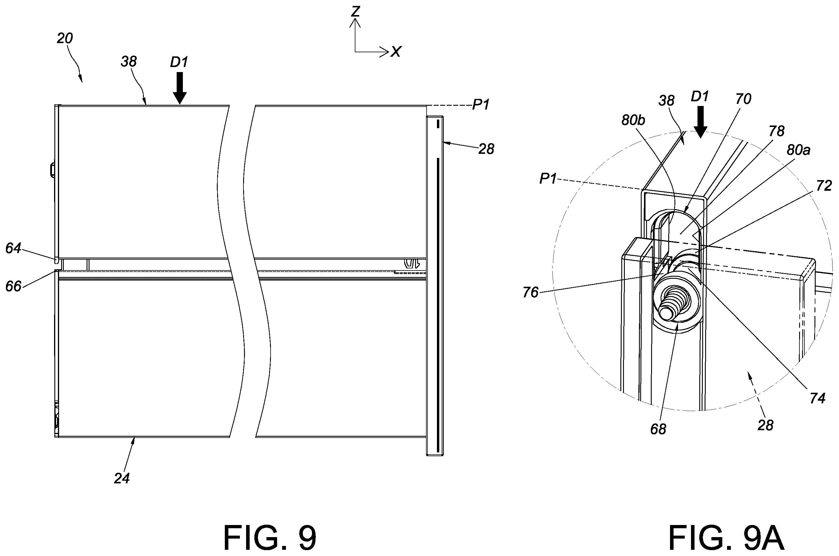 Patent US12569065 Figure 9 – Furniture and furniture part assembly thereof
