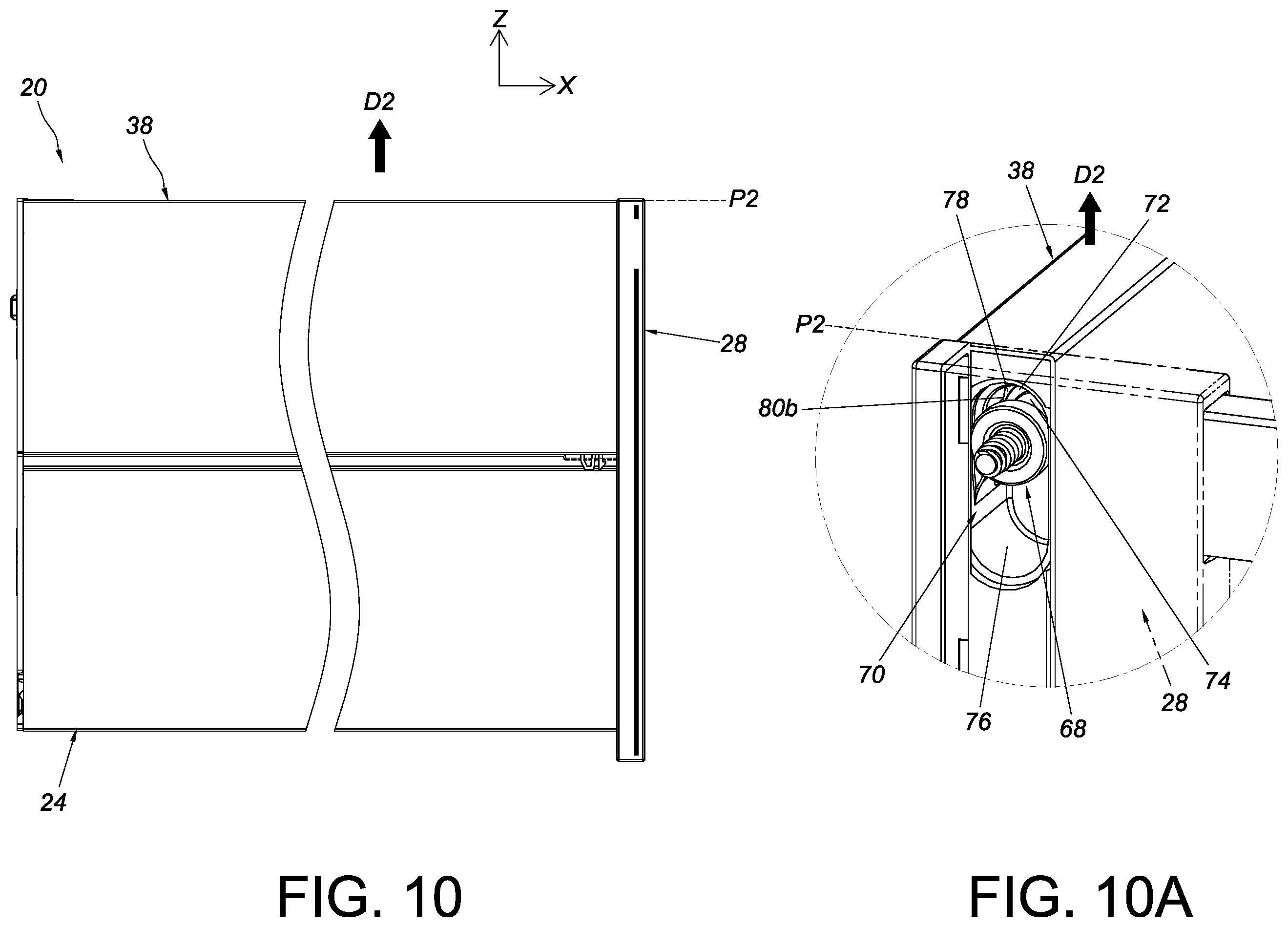 Patent US12569065 Figure 10 – Furniture and furniture part assembly thereof