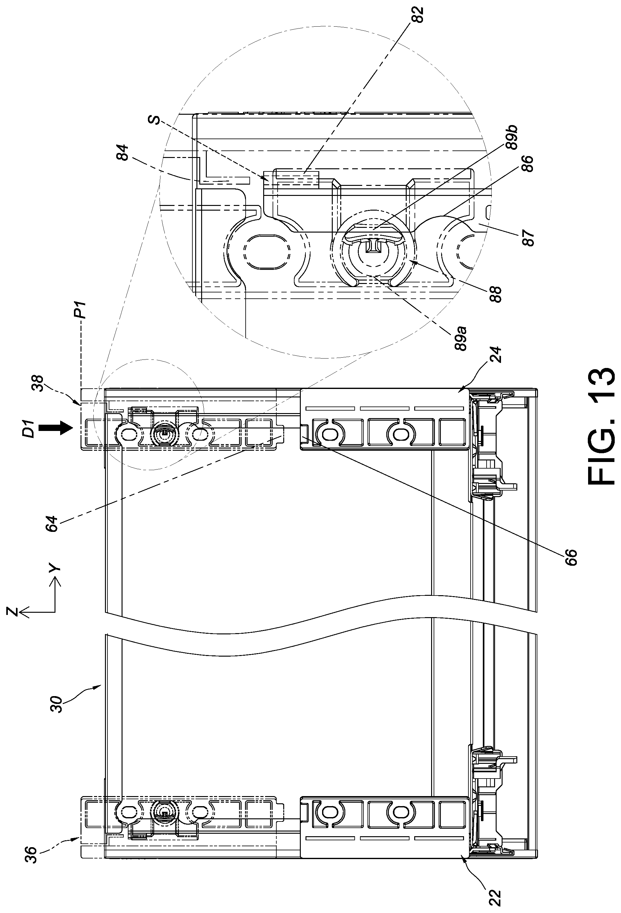 Patent US12569065 Figure 13 – Furniture and furniture part assembly thereof