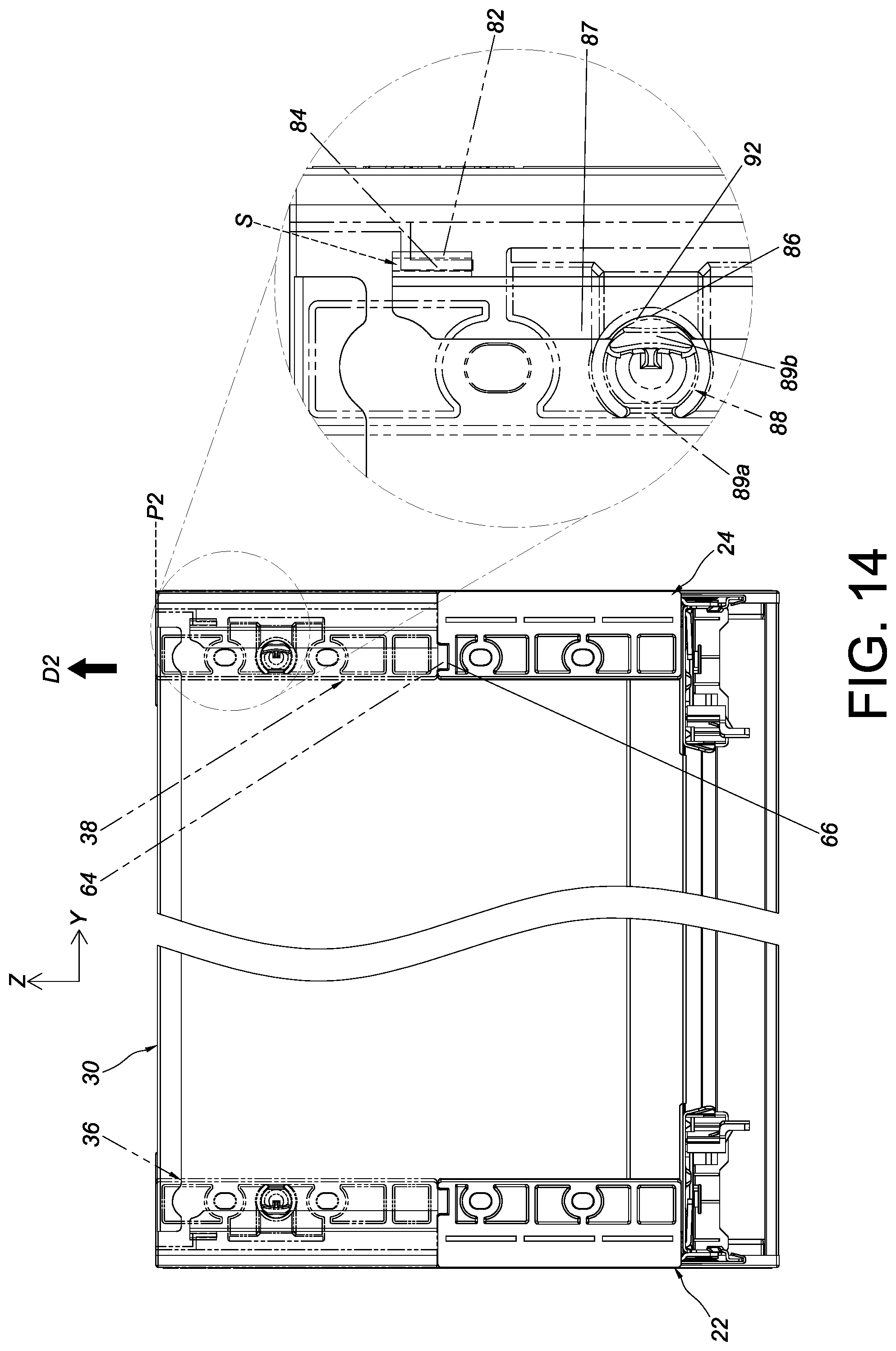 Patent US12569065 Figure 15 – Furniture and furniture part assembly thereof