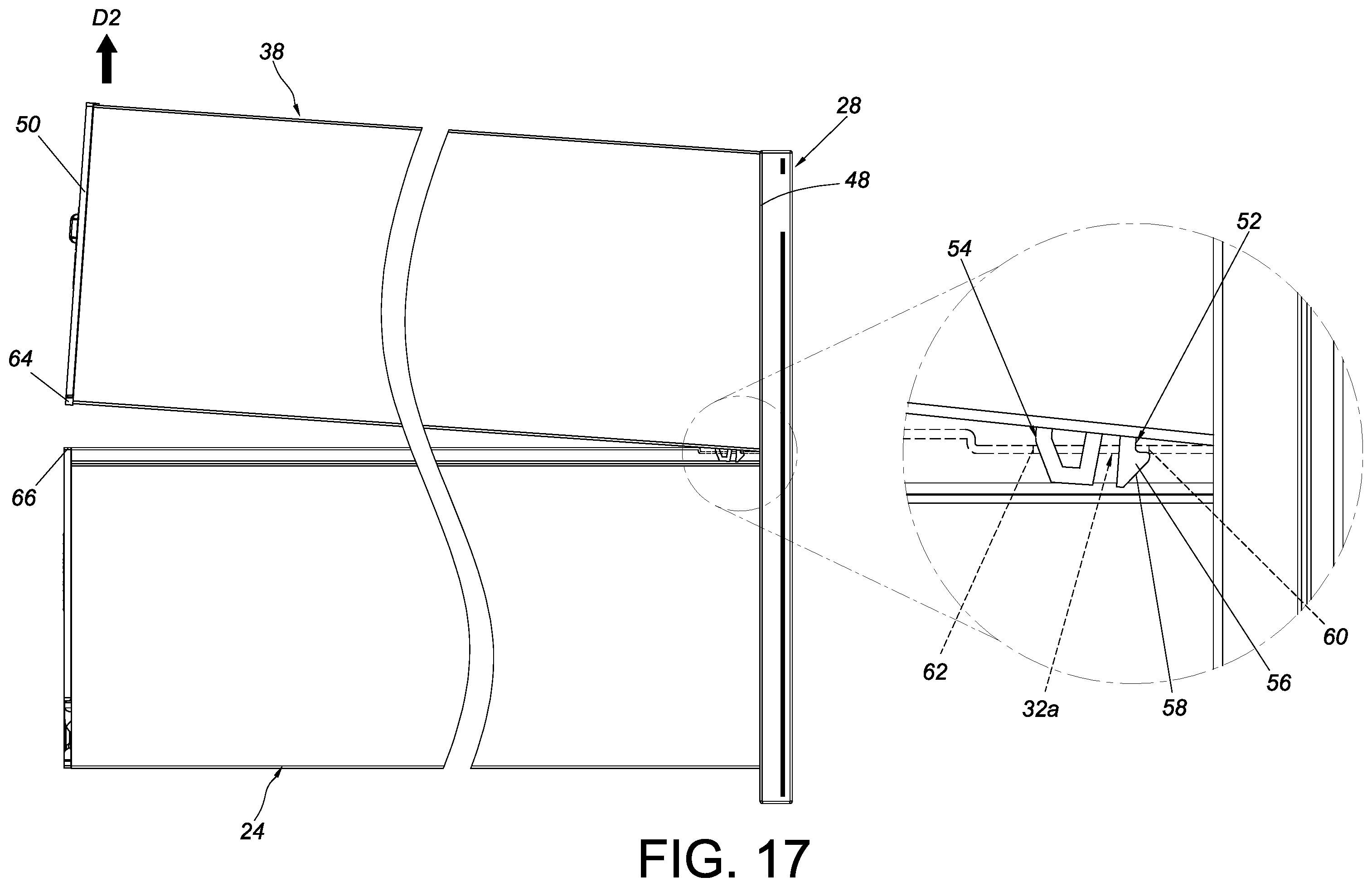 Patent US12569065 Figure 18 – Furniture and furniture part assembly thereof