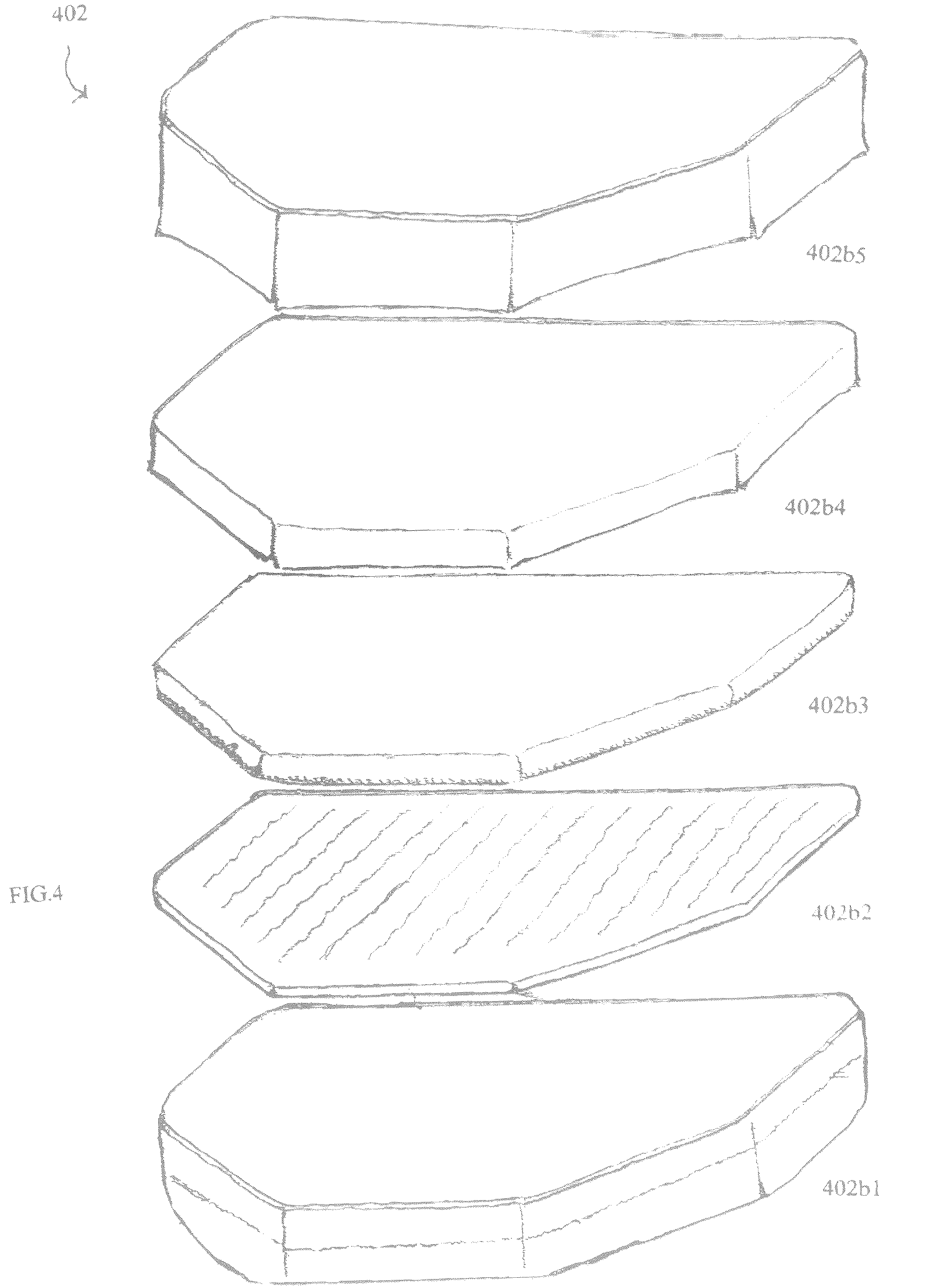 Patent US12569070 Figure 4 – Hexagonal bed structure