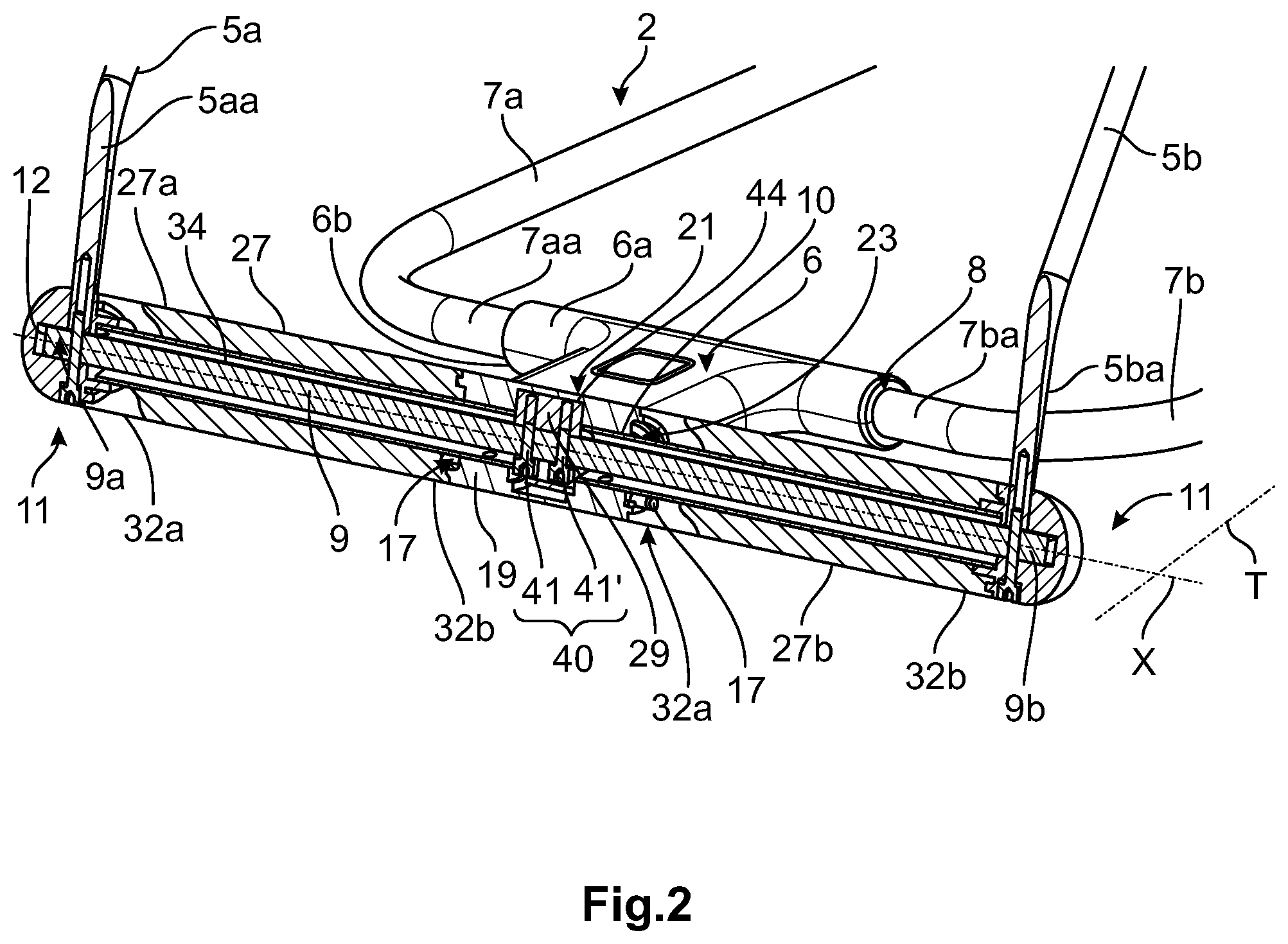 Patent US12569071 Figure 2 – Foldable deckchair for a child