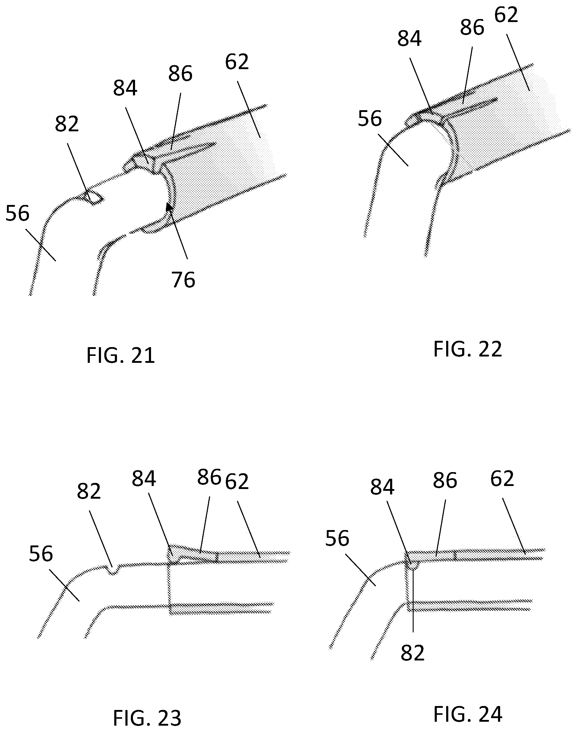 Patent US12569072 Figure 11 – Sit-to-stand convertible highchair