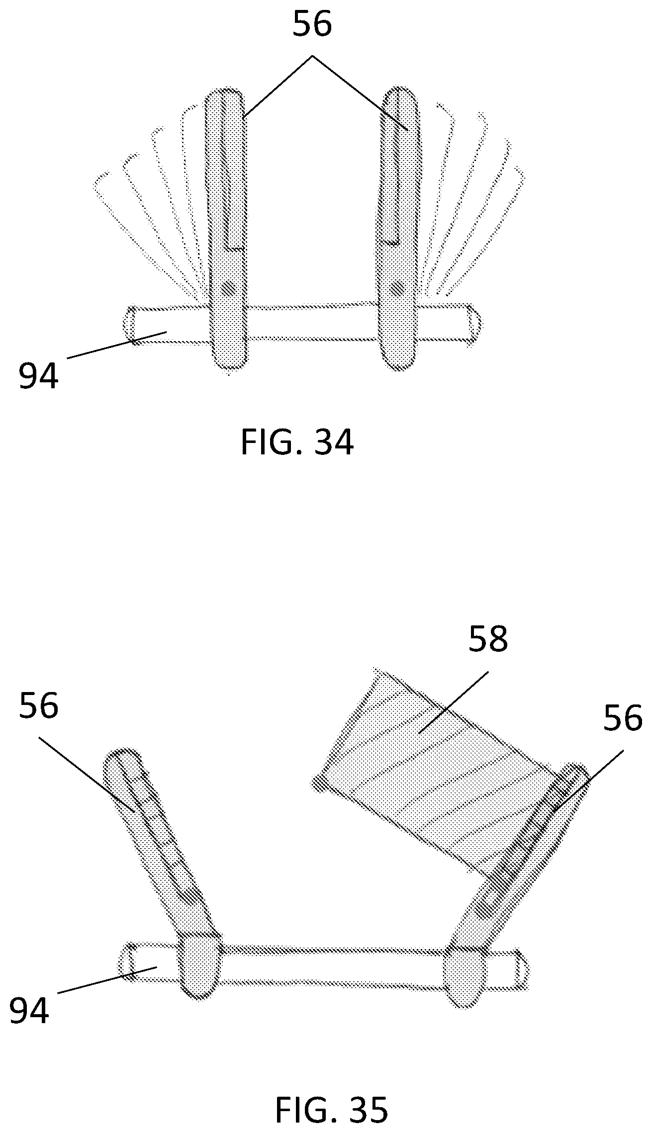 Patent US12569072 Figure 14 – Sit-to-stand convertible highchair