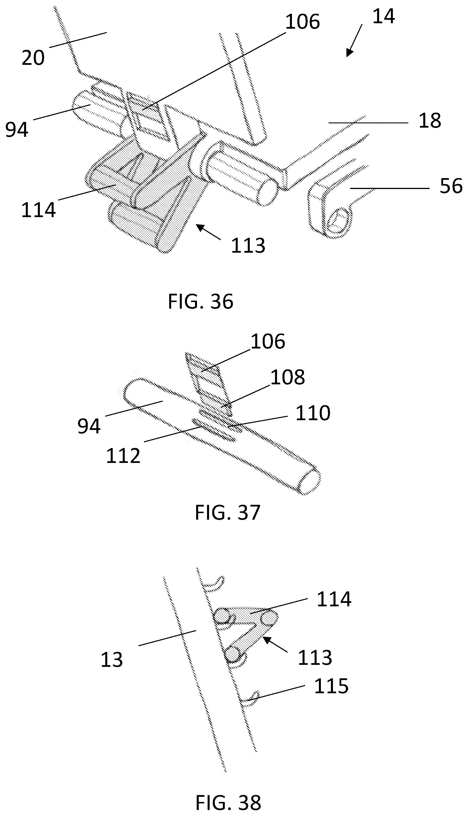 Patent US12569072 Figure 15 – Sit-to-stand convertible highchair
