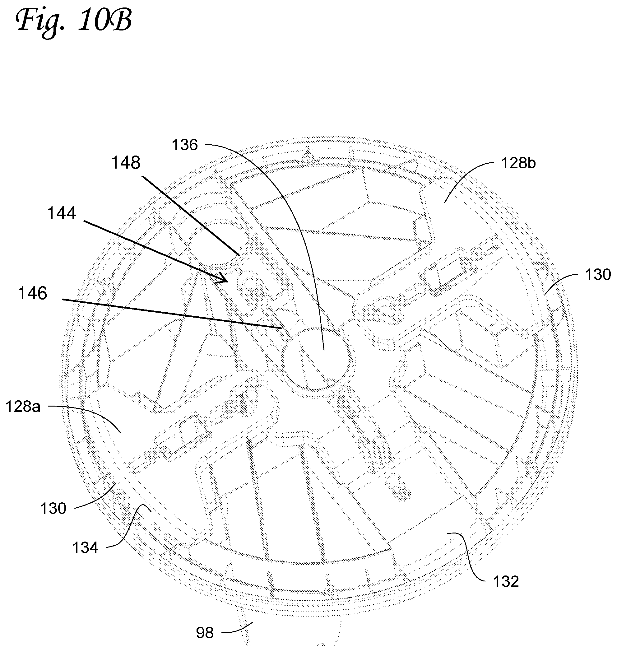 Patent US12569074 Figure 12 – Infant sleep device