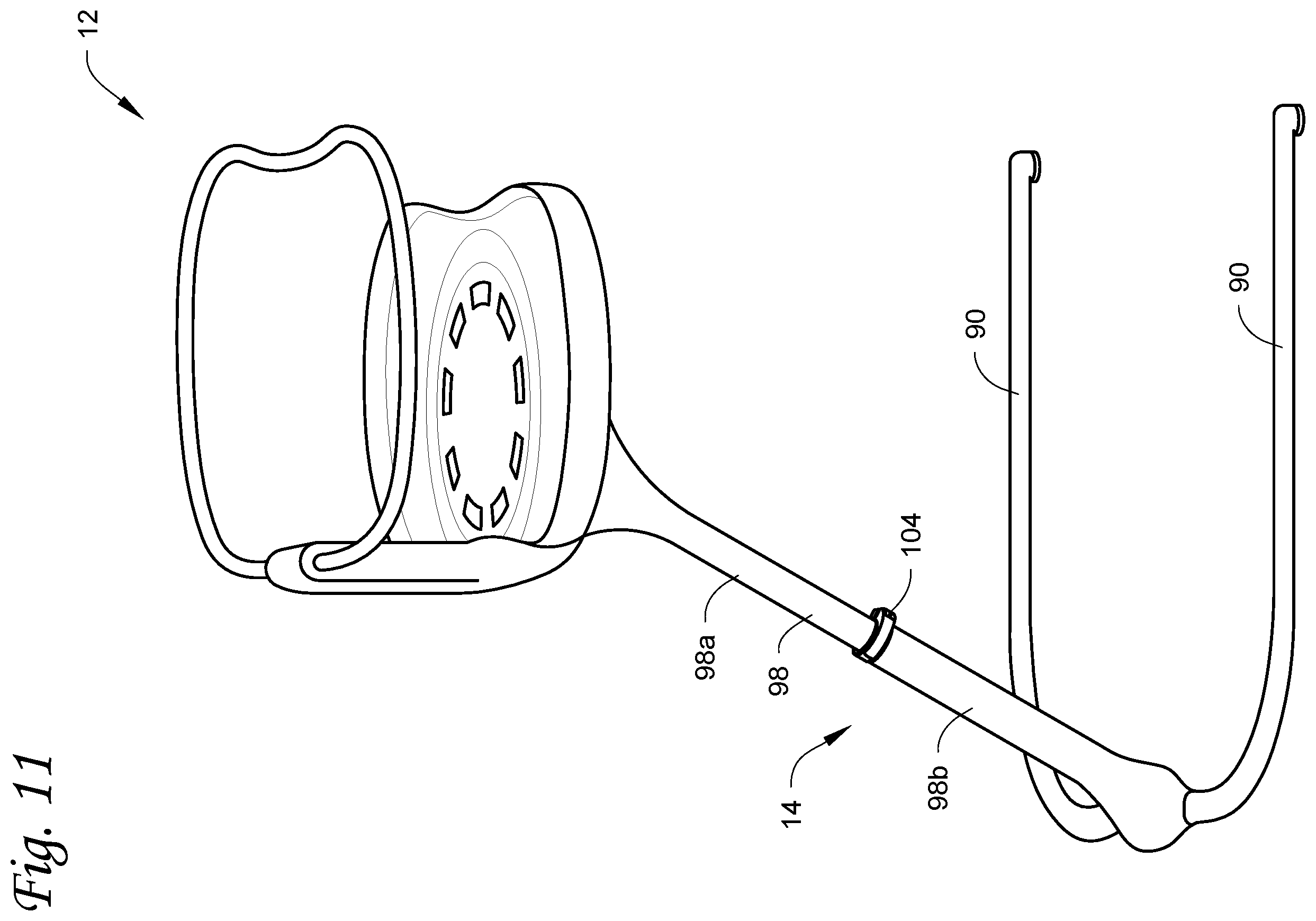 Patent US12569074 Figure 14 – Infant sleep device