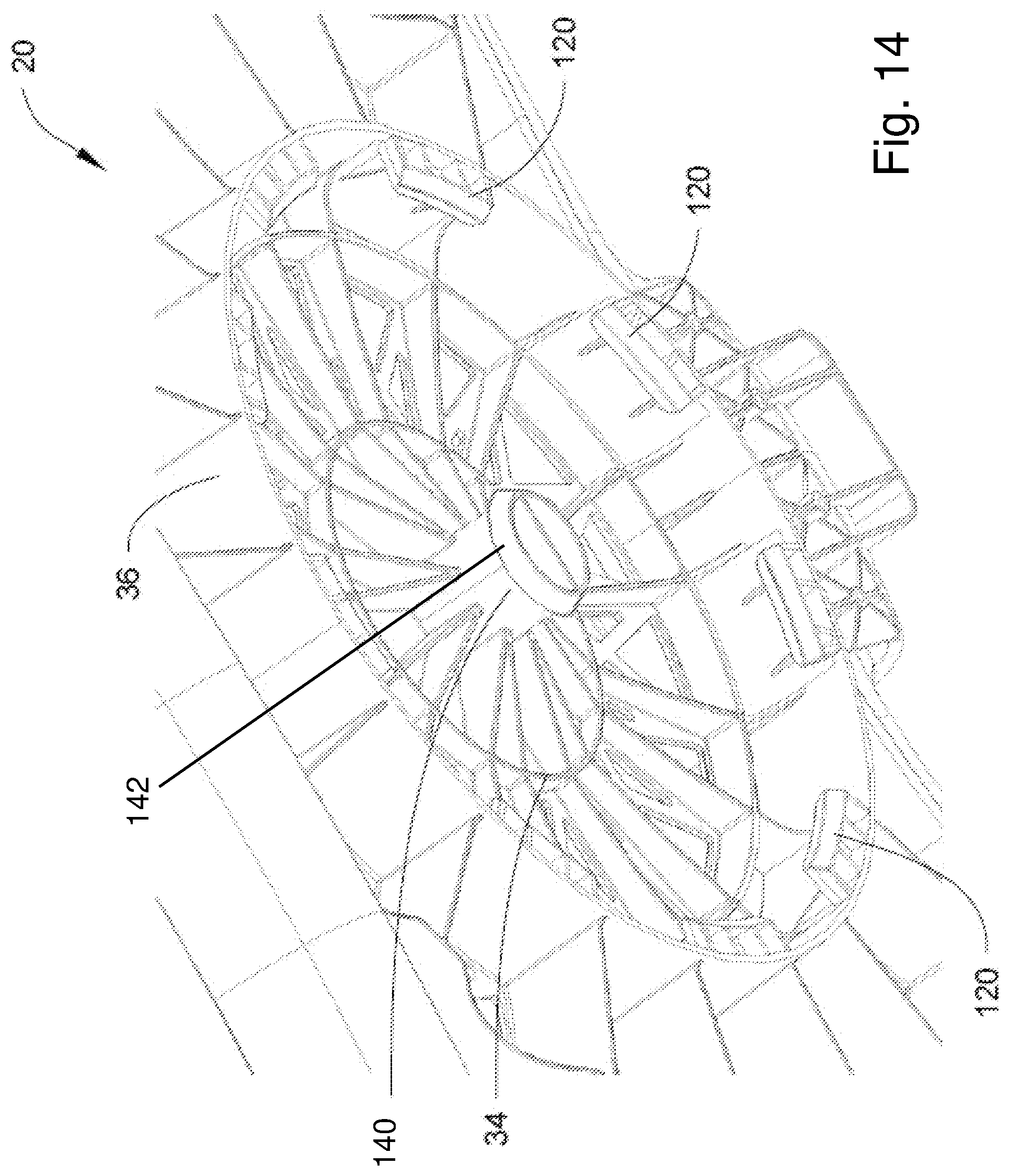 Patent US12569074 Figure 18 – Infant sleep device
