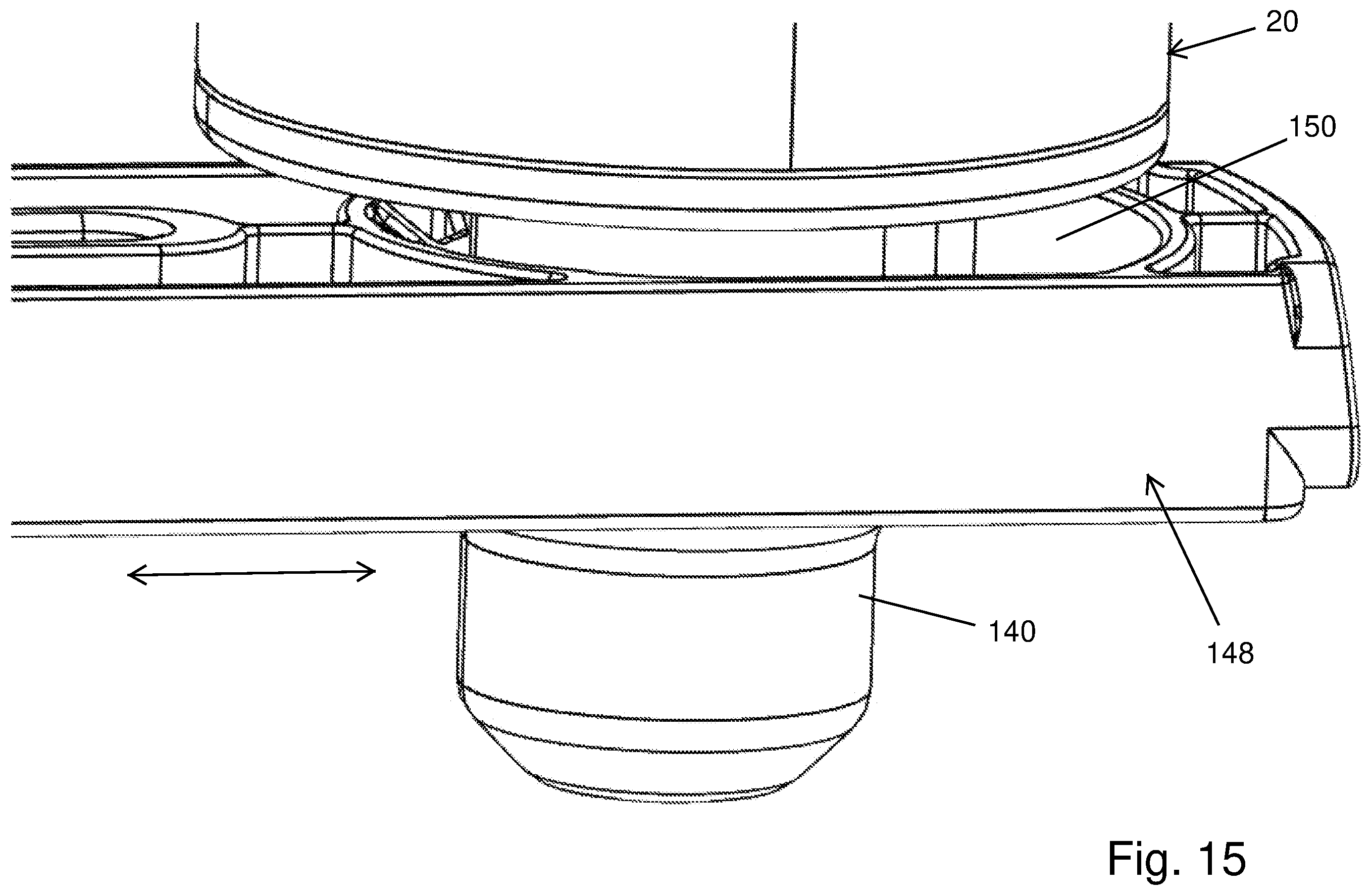 Patent US12569074 Figure 19 – Infant sleep device