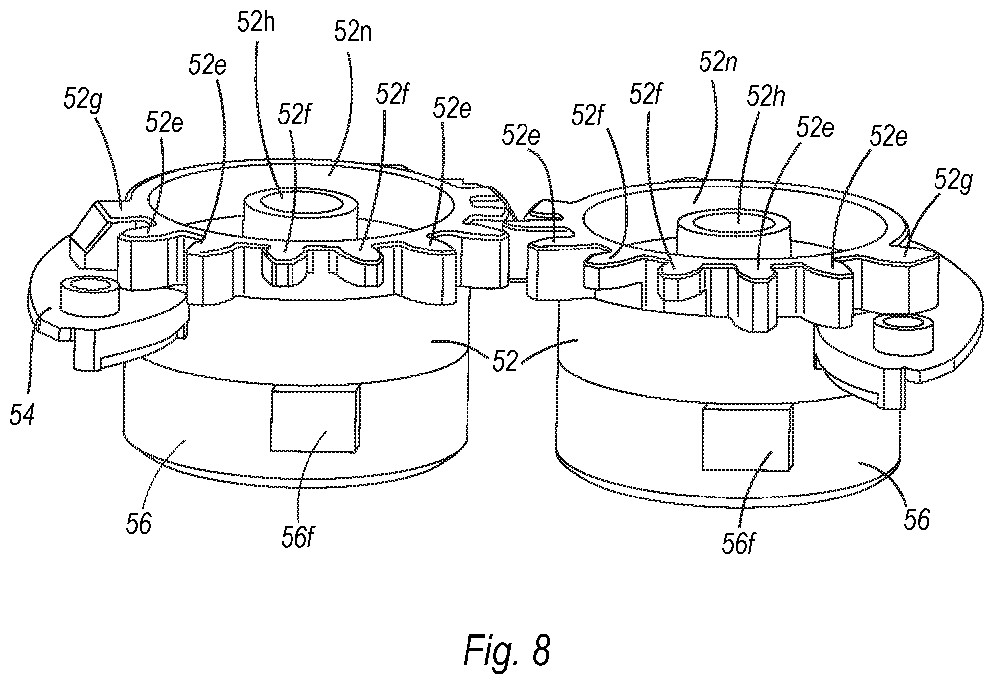 Patent US12569076 Figure 8 – Foldable structure for child play area