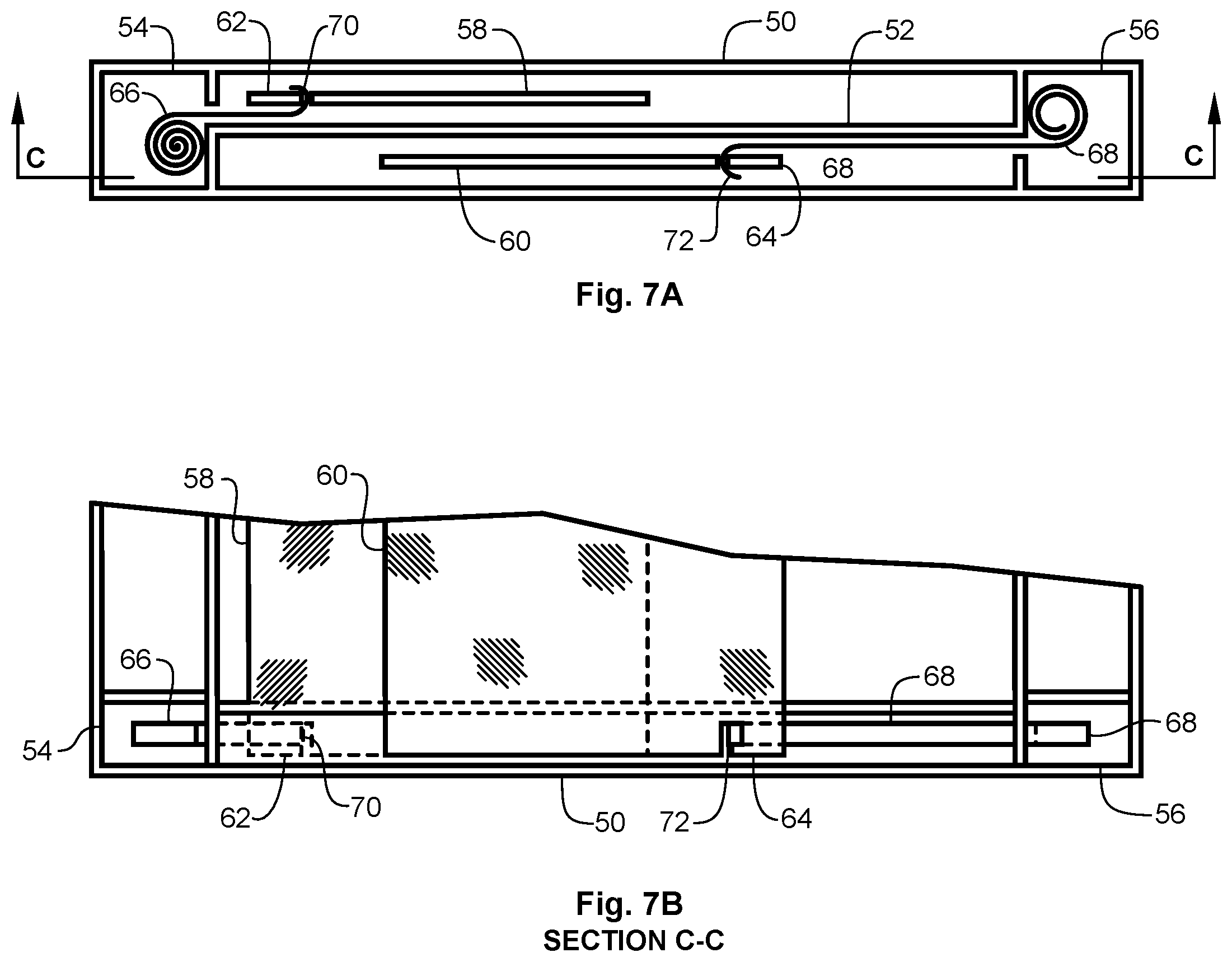 Patent US12569078 Figure 7 – Self-closing security door assembly for retail display
