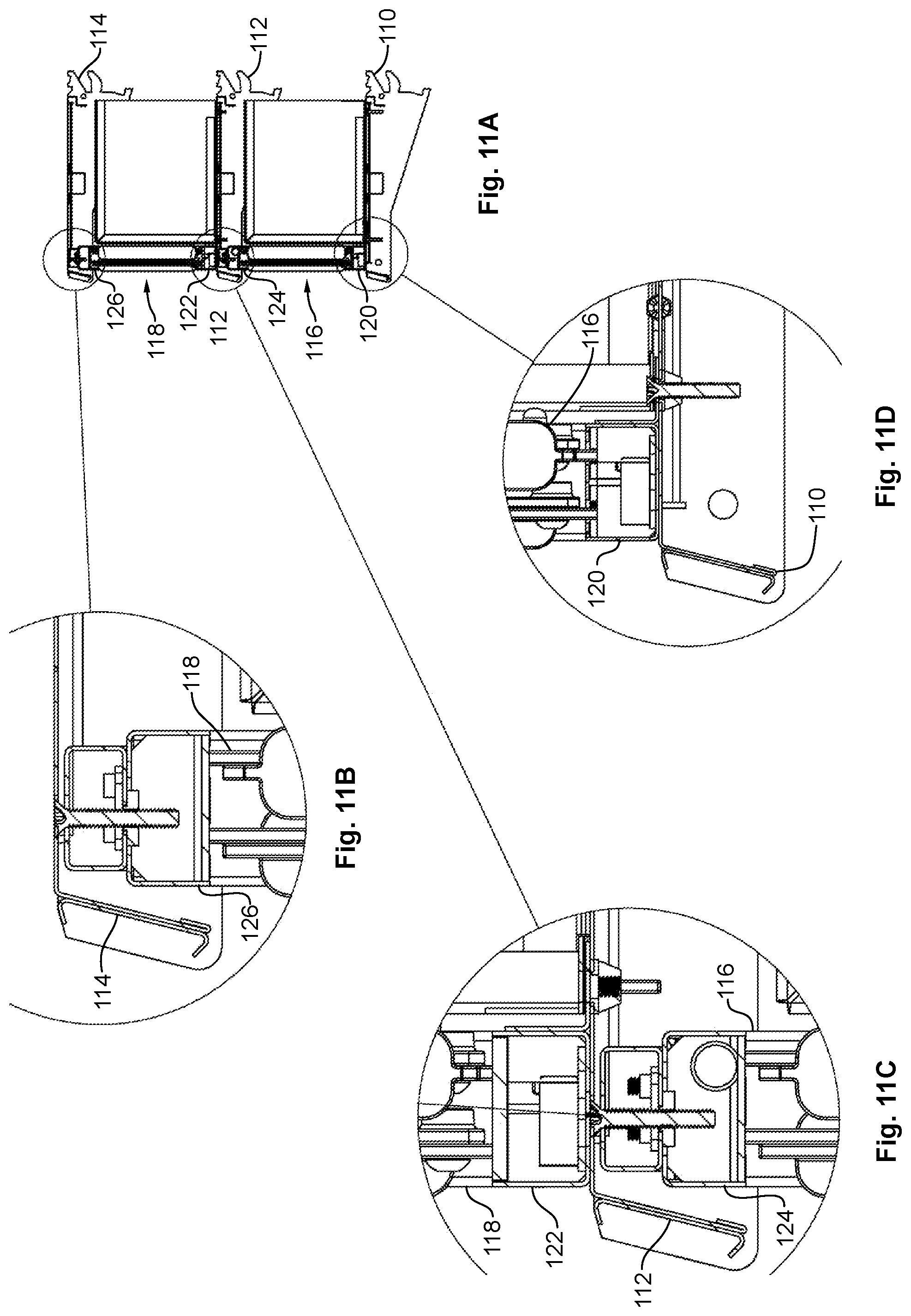 Patent US12569078 Figure 10 – Self-closing security door assembly for retail display