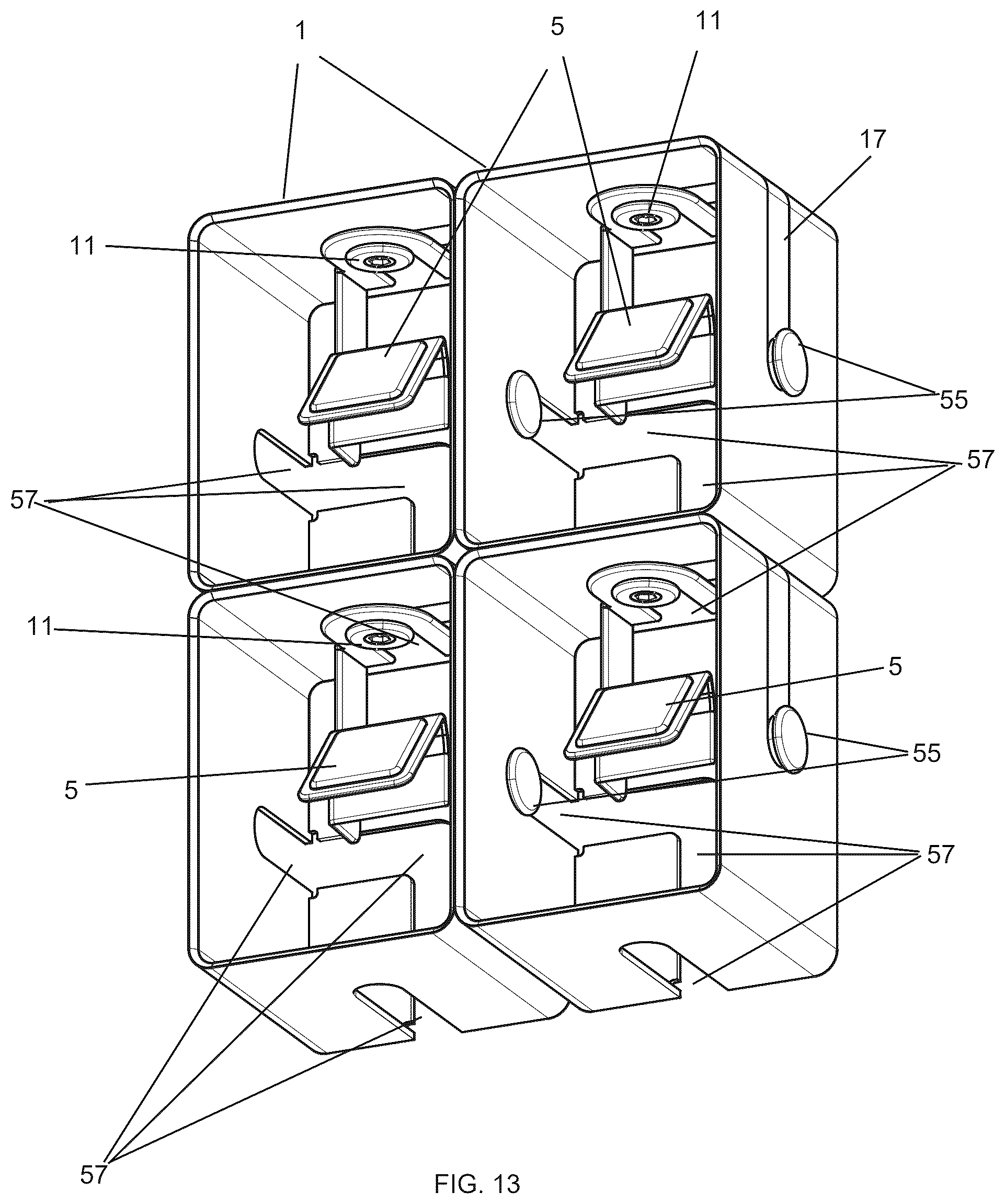 Patent US12569079 Figure 9 – Suspended watch holder display container
