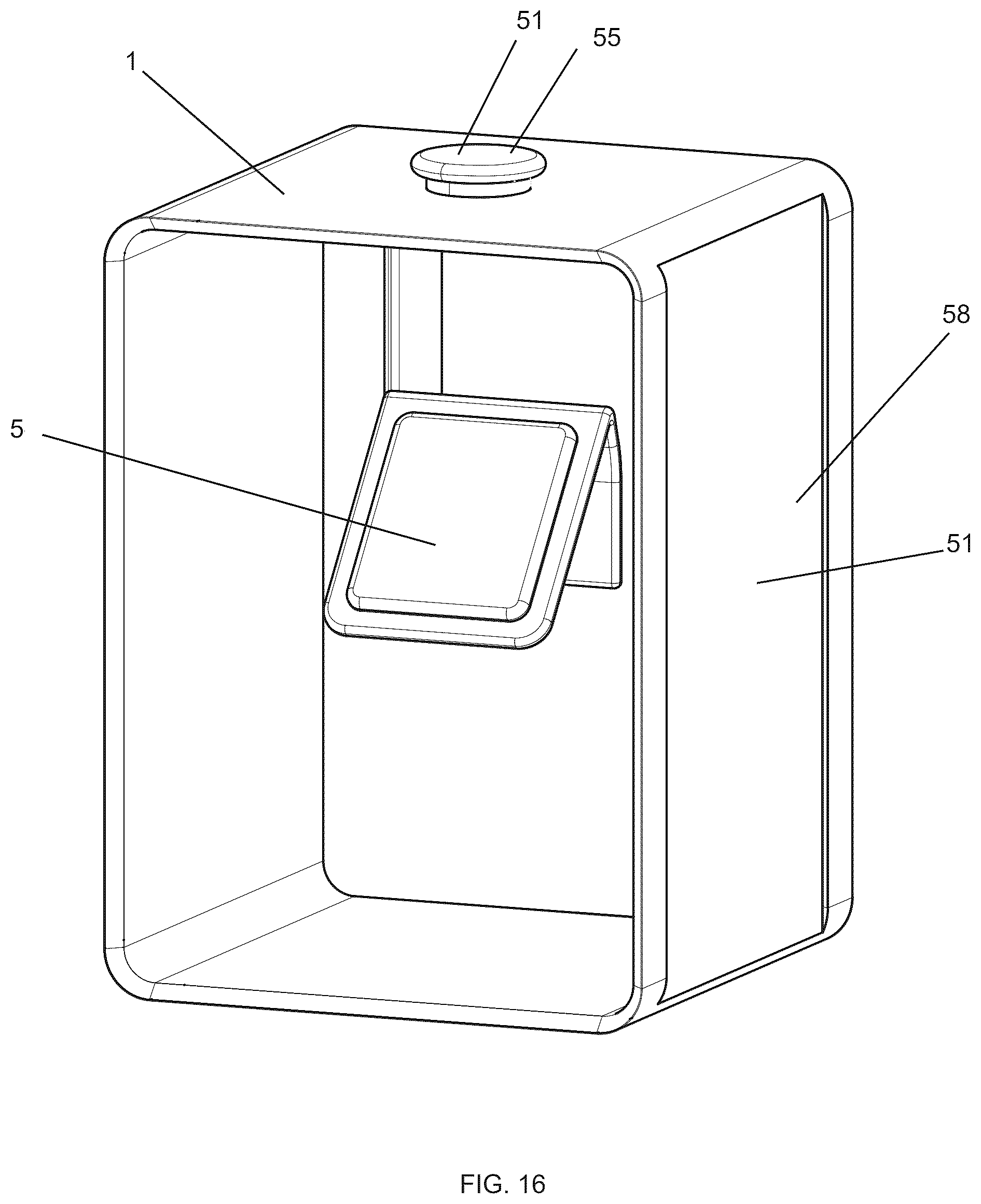 Patent US12569079 Figure 12 – Suspended watch holder display container