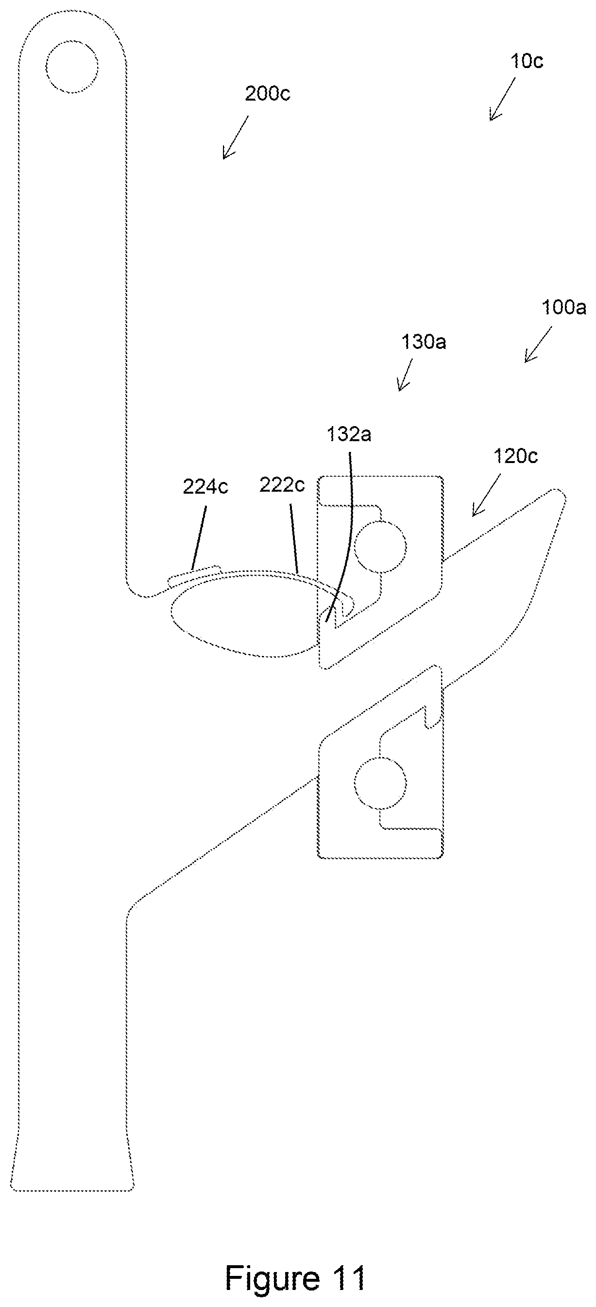 Patent US12569080 Figure 9 – Artwork handling system