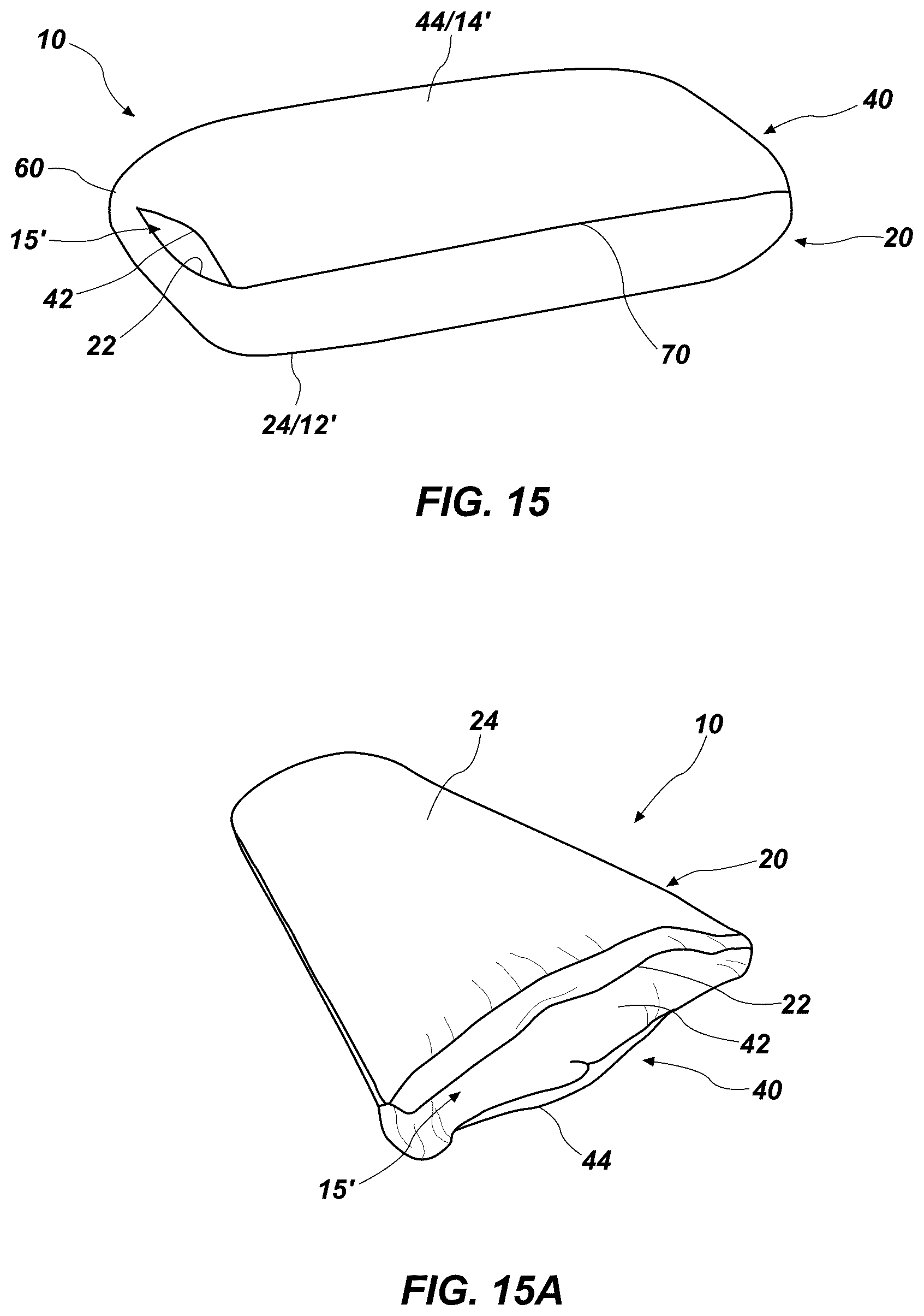 Patent US12569082 Figure 5 – Pillow with variable cushioning characteristics