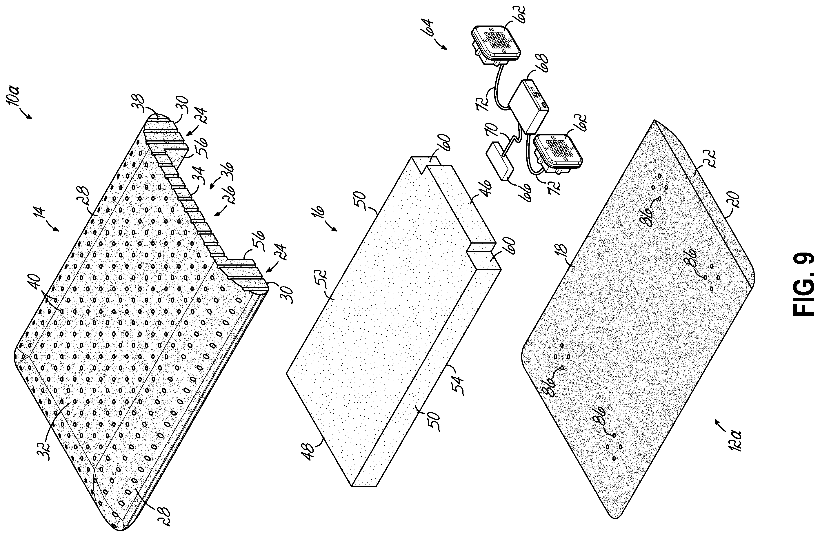 Patent US12569083 Figure 7 – Actively cooled pillow