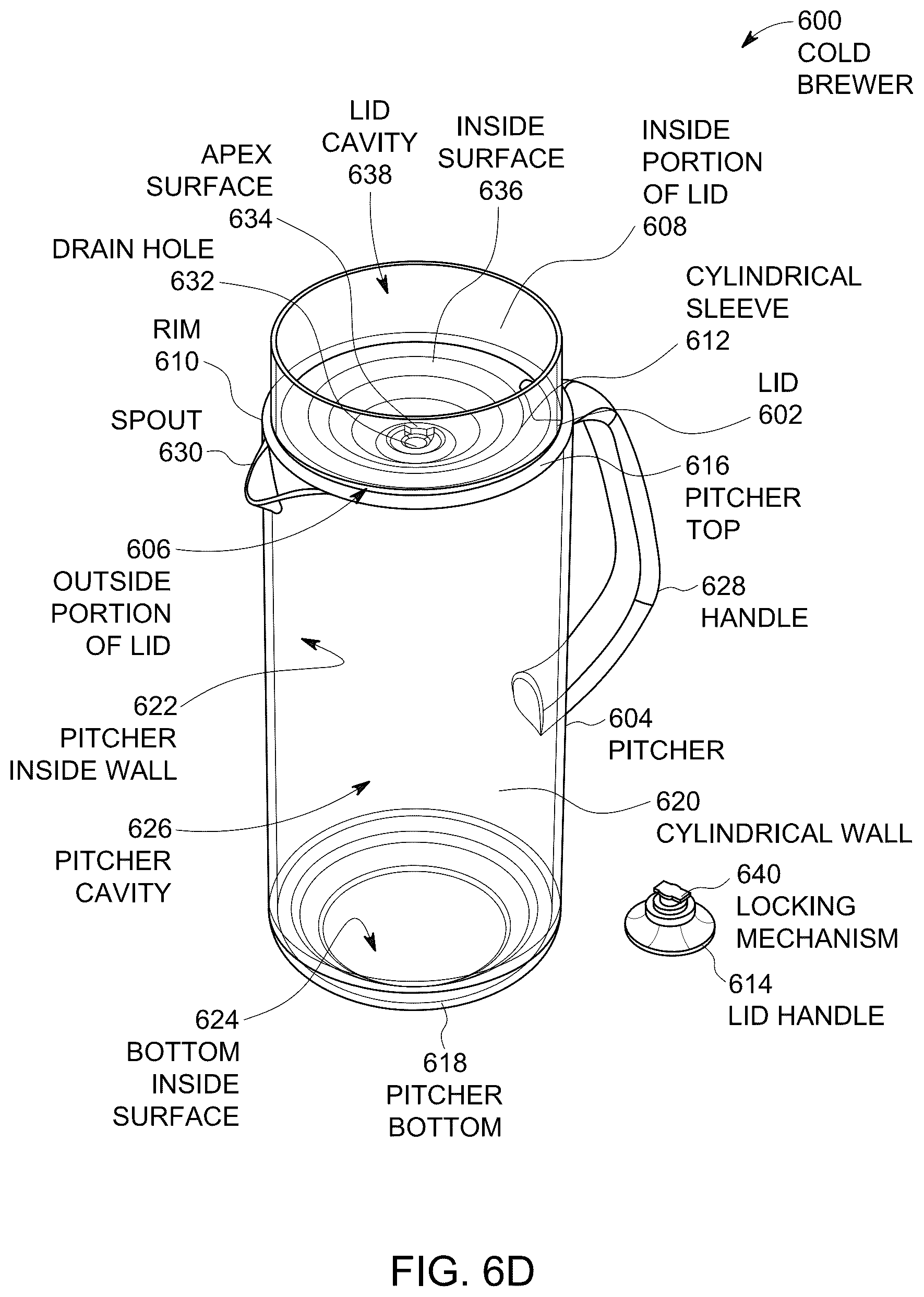 Patent US12569084 Figure 17 – Cold brewer