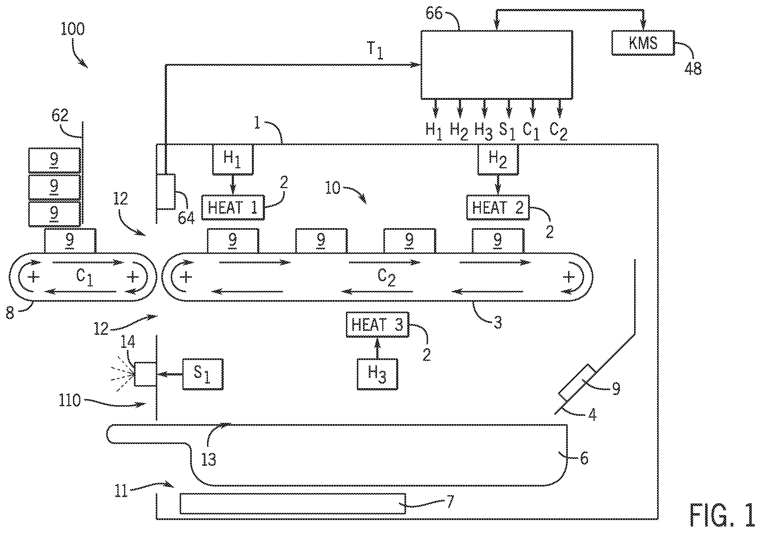 Patent US12569087 Figure 1 – Broiler discharge ramp