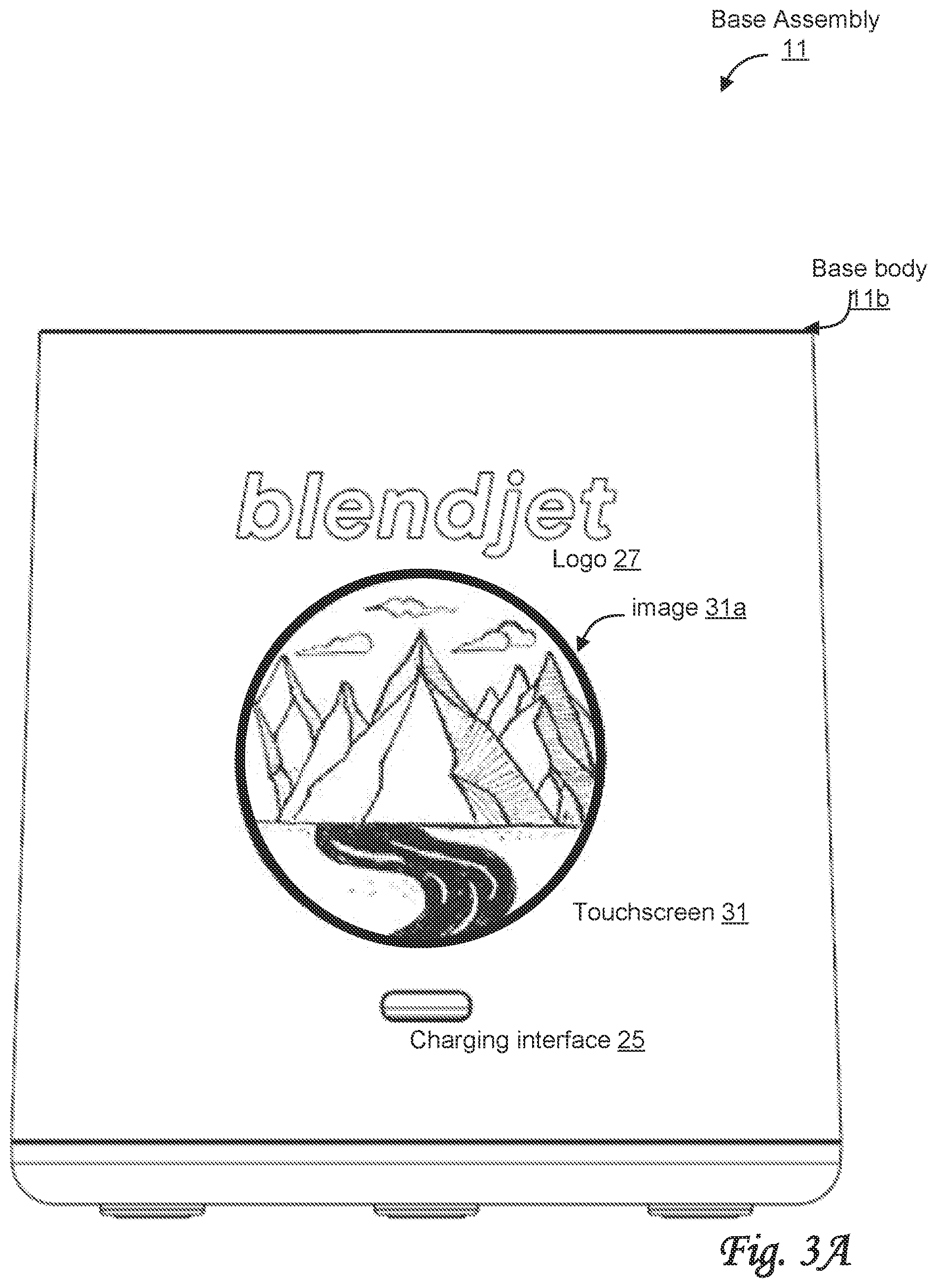 Patent US12569091 Figure 3 – Customizable faces for blender user interface
