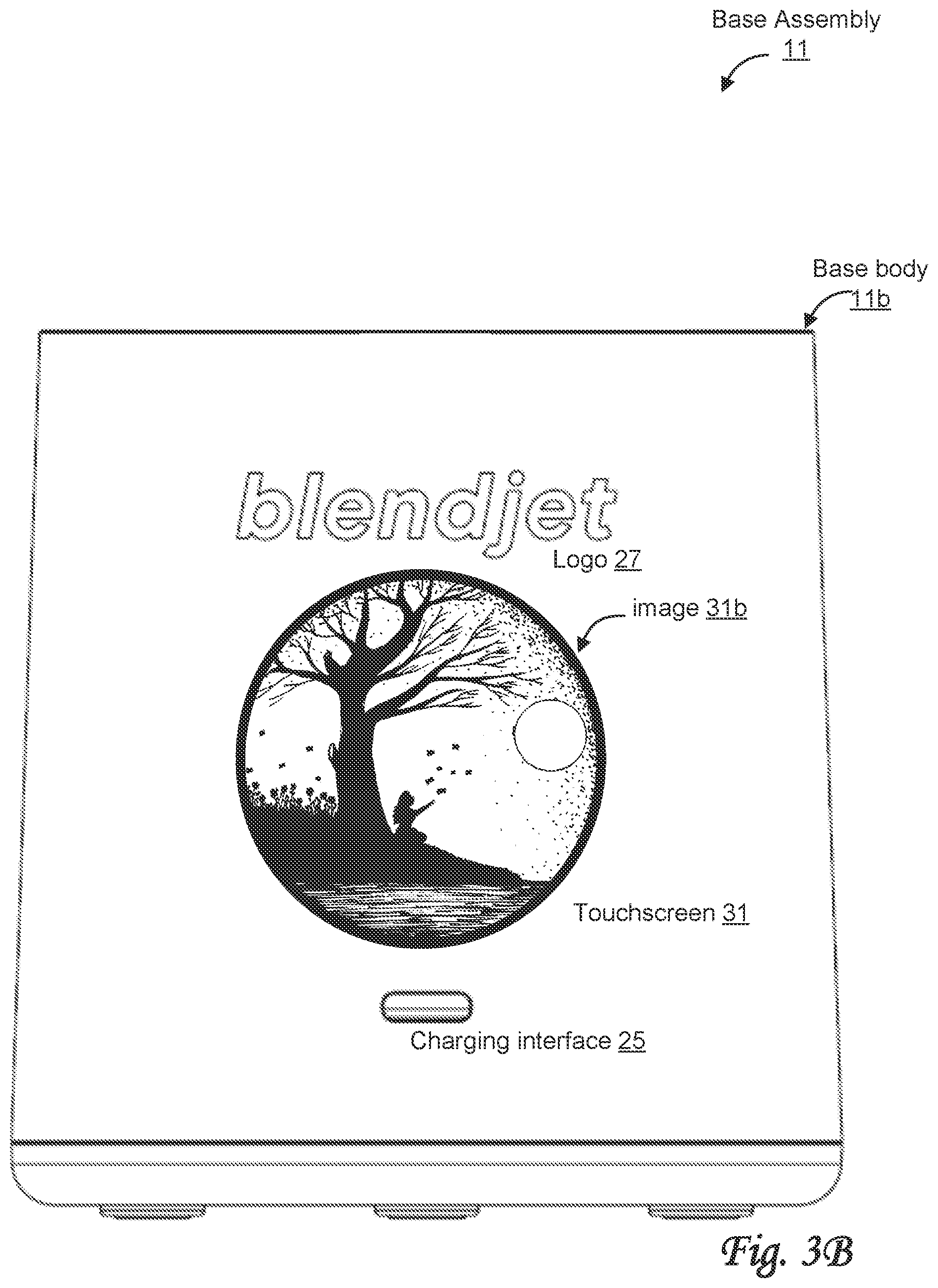 Patent US12569091 Figure 4 – Customizable faces for blender user interface